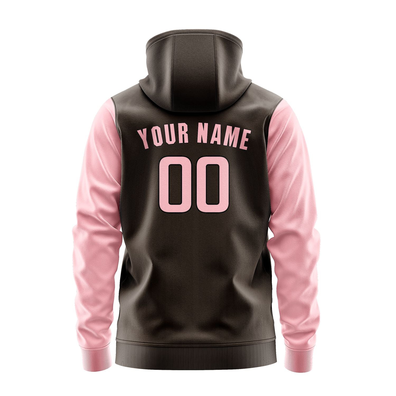 Maßgeschneidertes Braun Rosa Hoodie 0101212101B31721