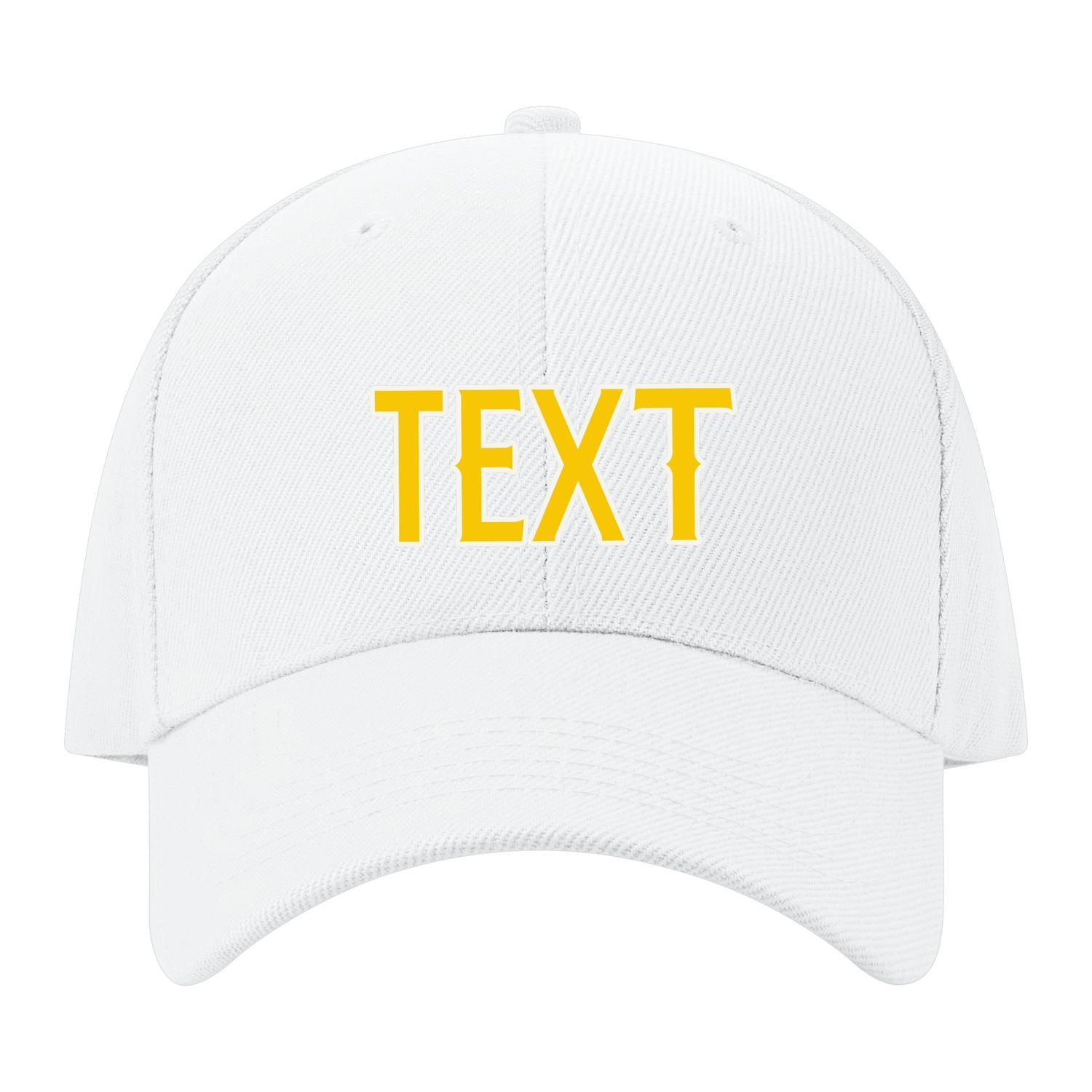 Maßgeschneidertes Weiß Pfirsichpuder Hut 02B21830