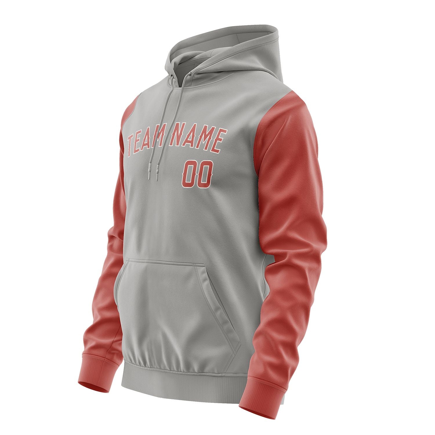 Maßgeschneidertes Grau Kupferrose Hoodie 0404292904B31829