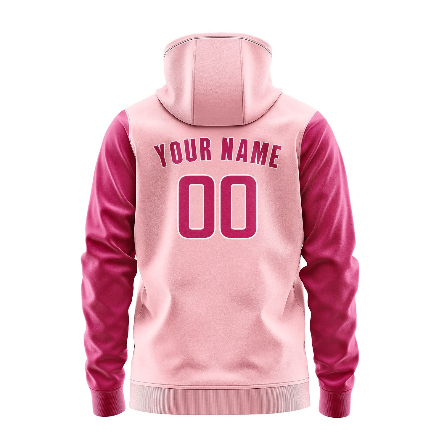 Maßgeschneidertes Rosa Rosarot Hoodie 2121131321B31813