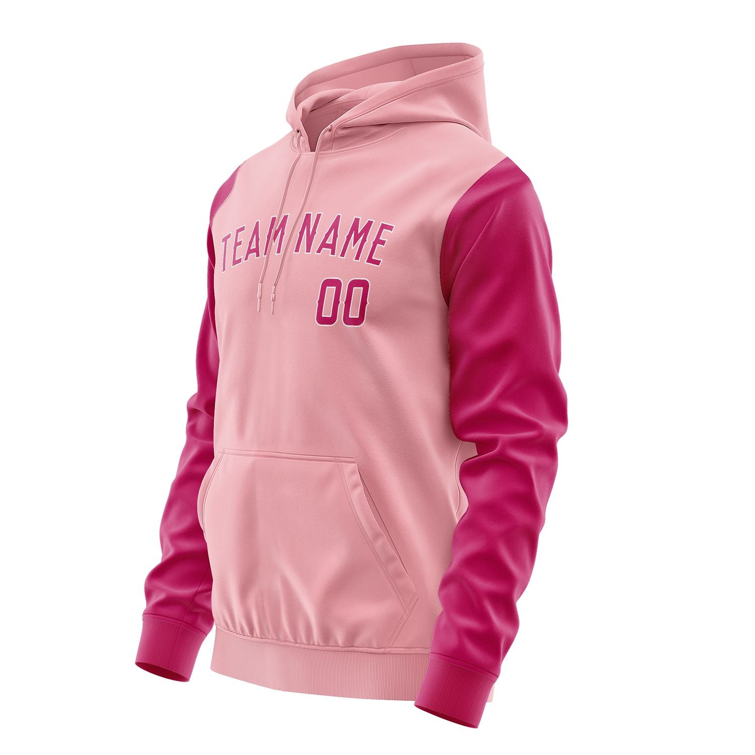 Maßgeschneidertes Rosa Rosarot Hoodie 2121131321B31813