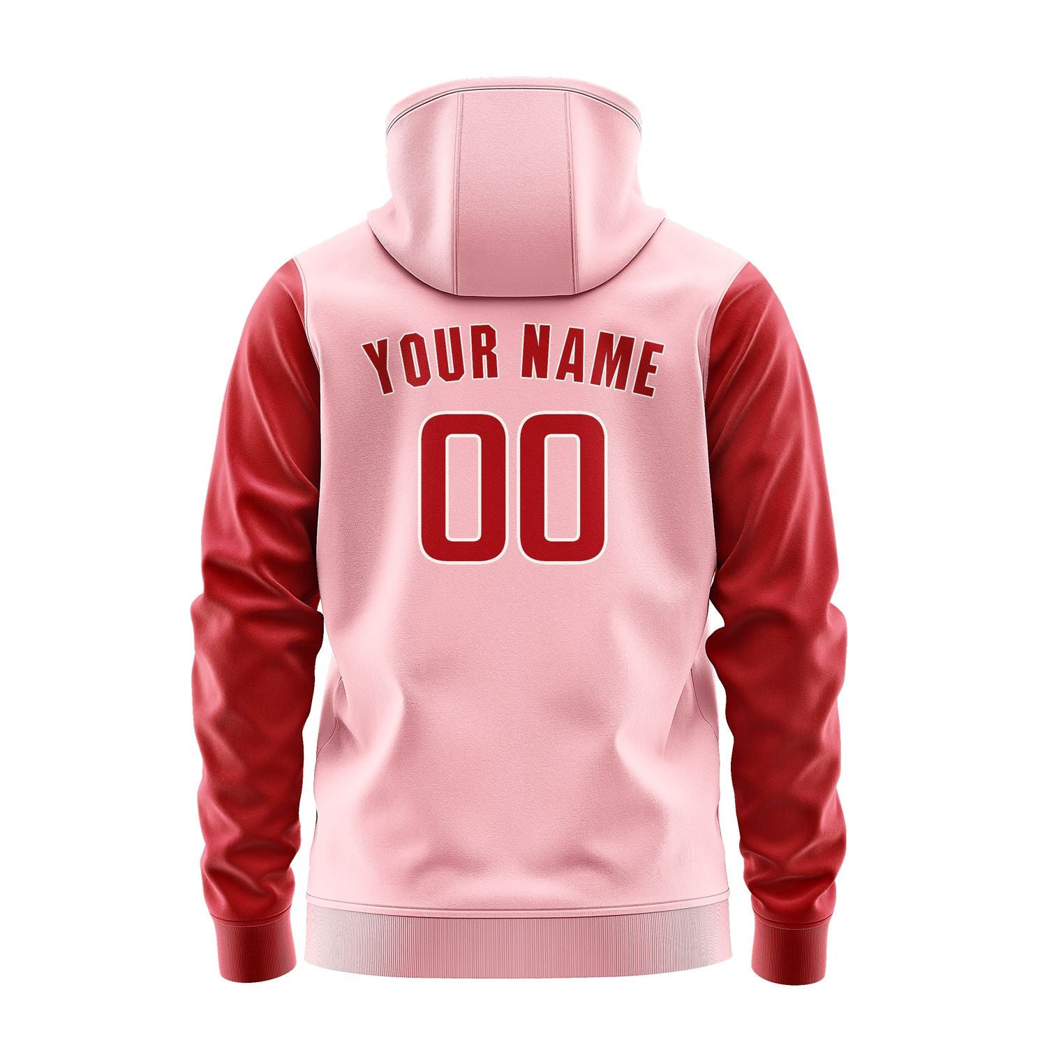Maßgeschneidertes Rosa Rot Hoodie 2121141421B31814