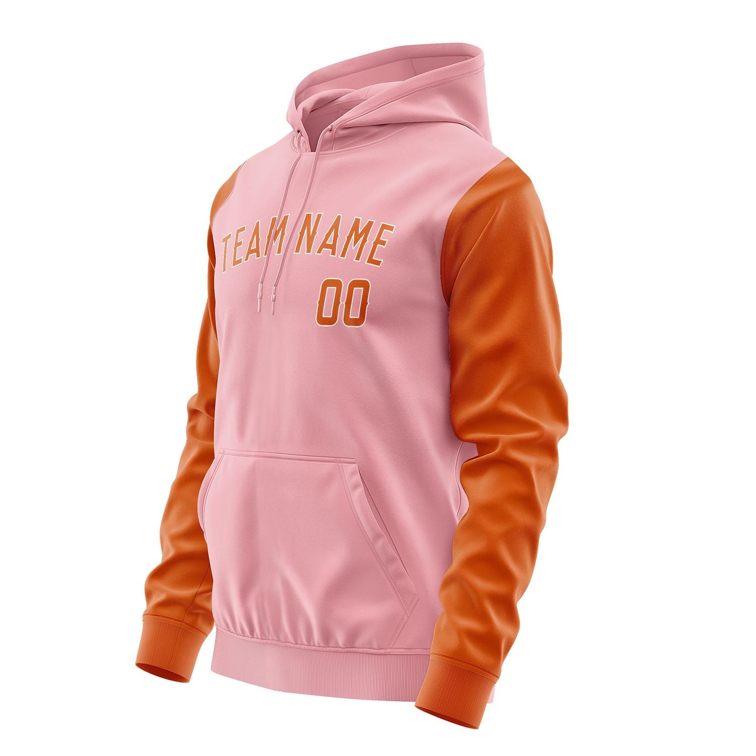 Maßgeschneidertes Rosa Orange Hoodie 2121282821B31828