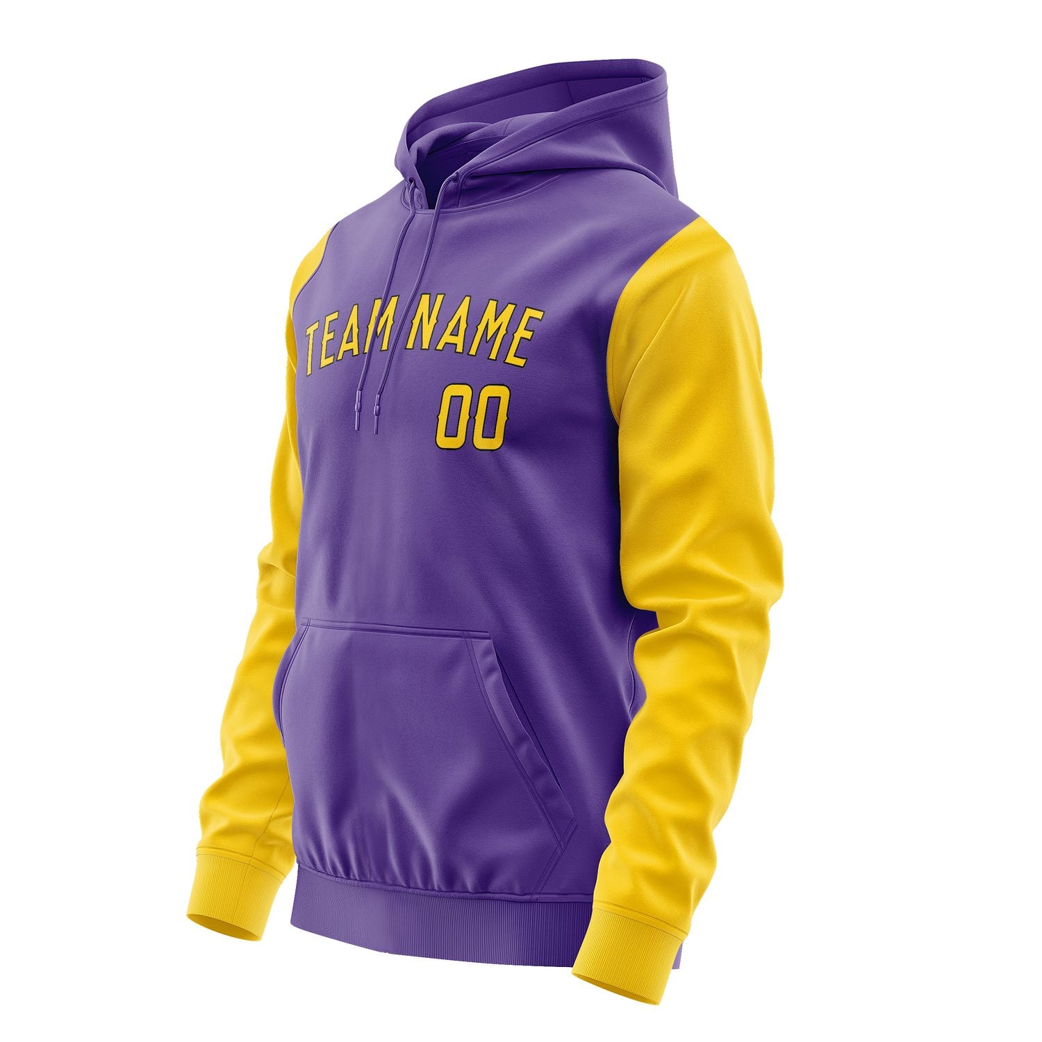Maßgeschneidertes Lavendel Gold Hoodie 2323303023B31730