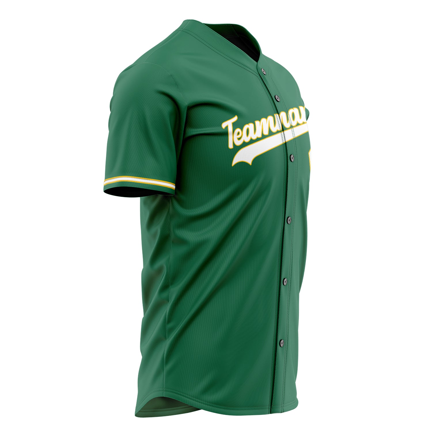 Custom Professional Kelly Green White Baseball Jersey