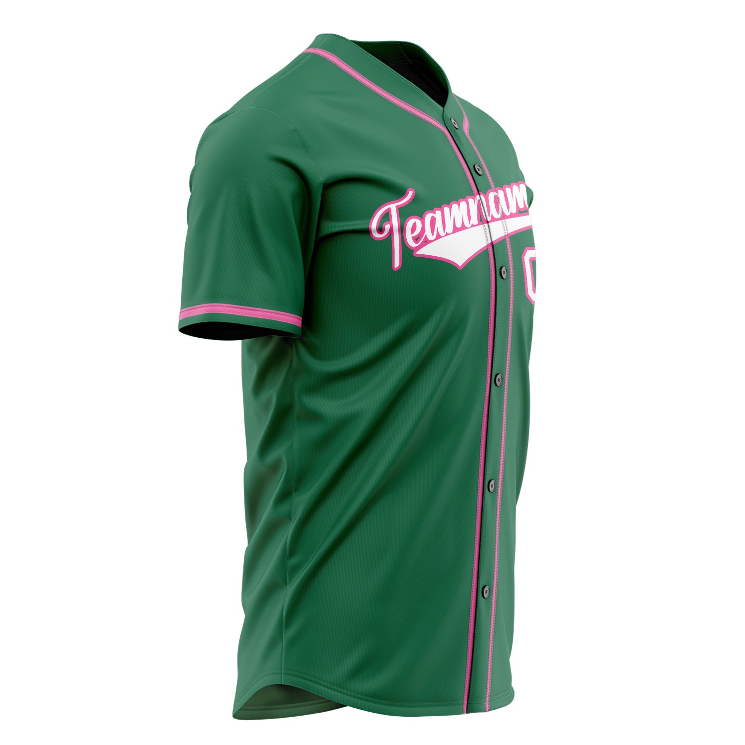 Custom Professional Kelly Green White Baseball Jersey