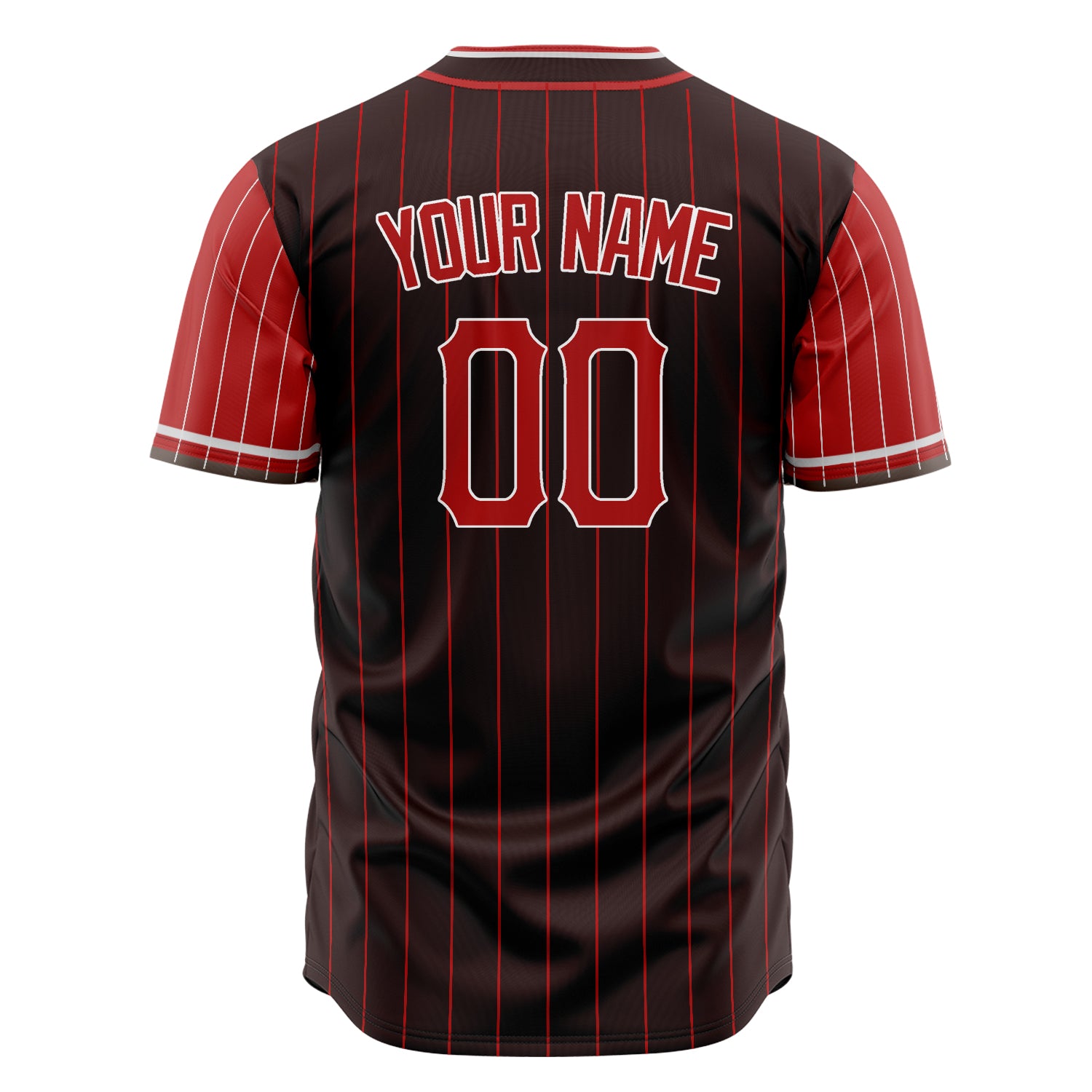 Custom Professional Brown Red Baseball Jersey