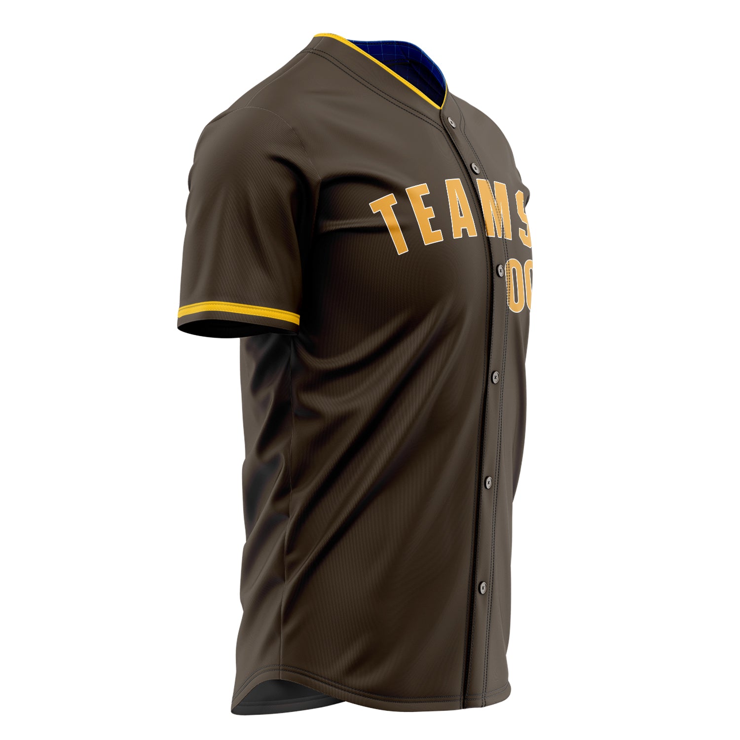 Benutzerdefiniertes Professionelles Braun Orange Baseballtrikot