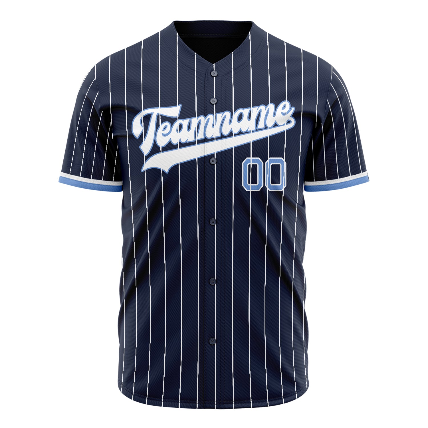 Custom Professional Navy Blue White Baseball Jersey