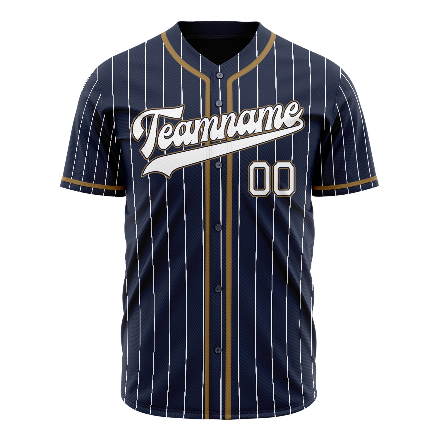 Custom Professional Navy Blue White Baseball Jersey