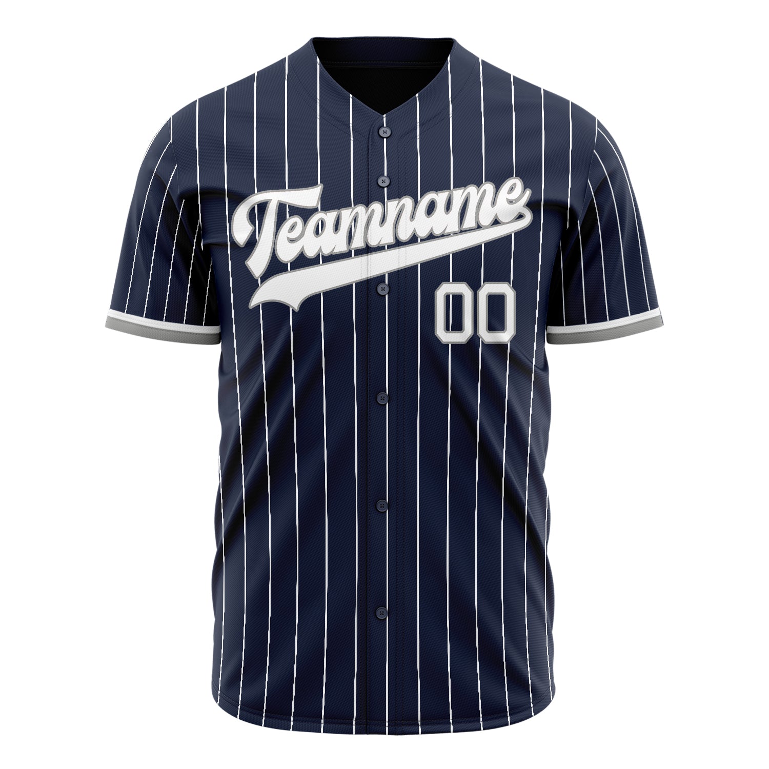 Custom Professional Navy Blue White Baseball Jersey
