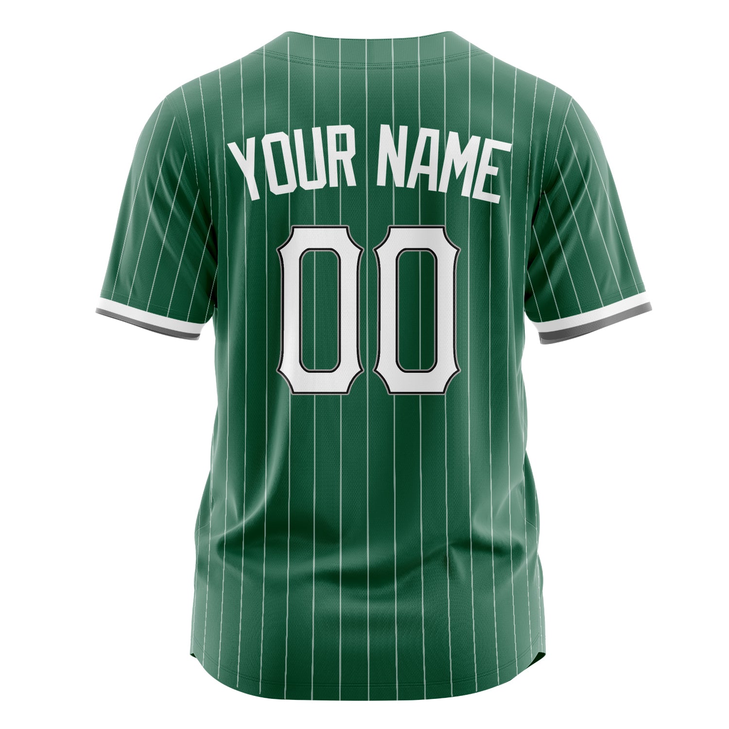 Custom Professional Kelly Green White Baseball Jersey