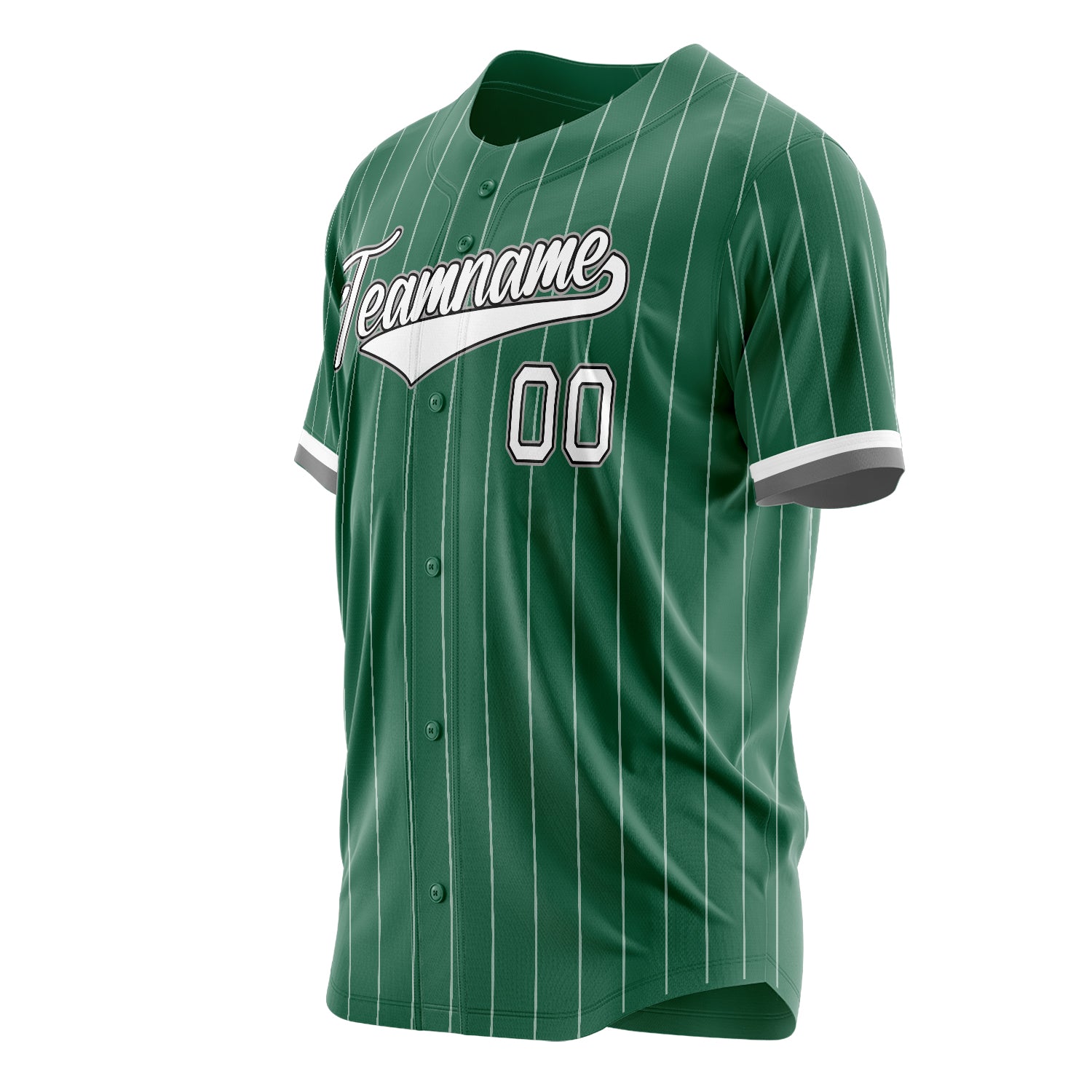 Custom Professional Kelly Green White Baseball Jersey