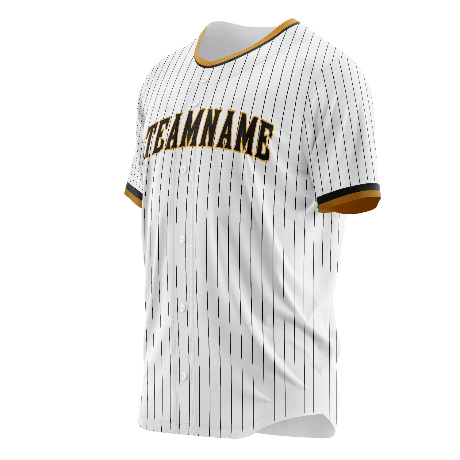 Benutzerdefiniertes Professionelles Weiß Schwarz Baseballtrikot