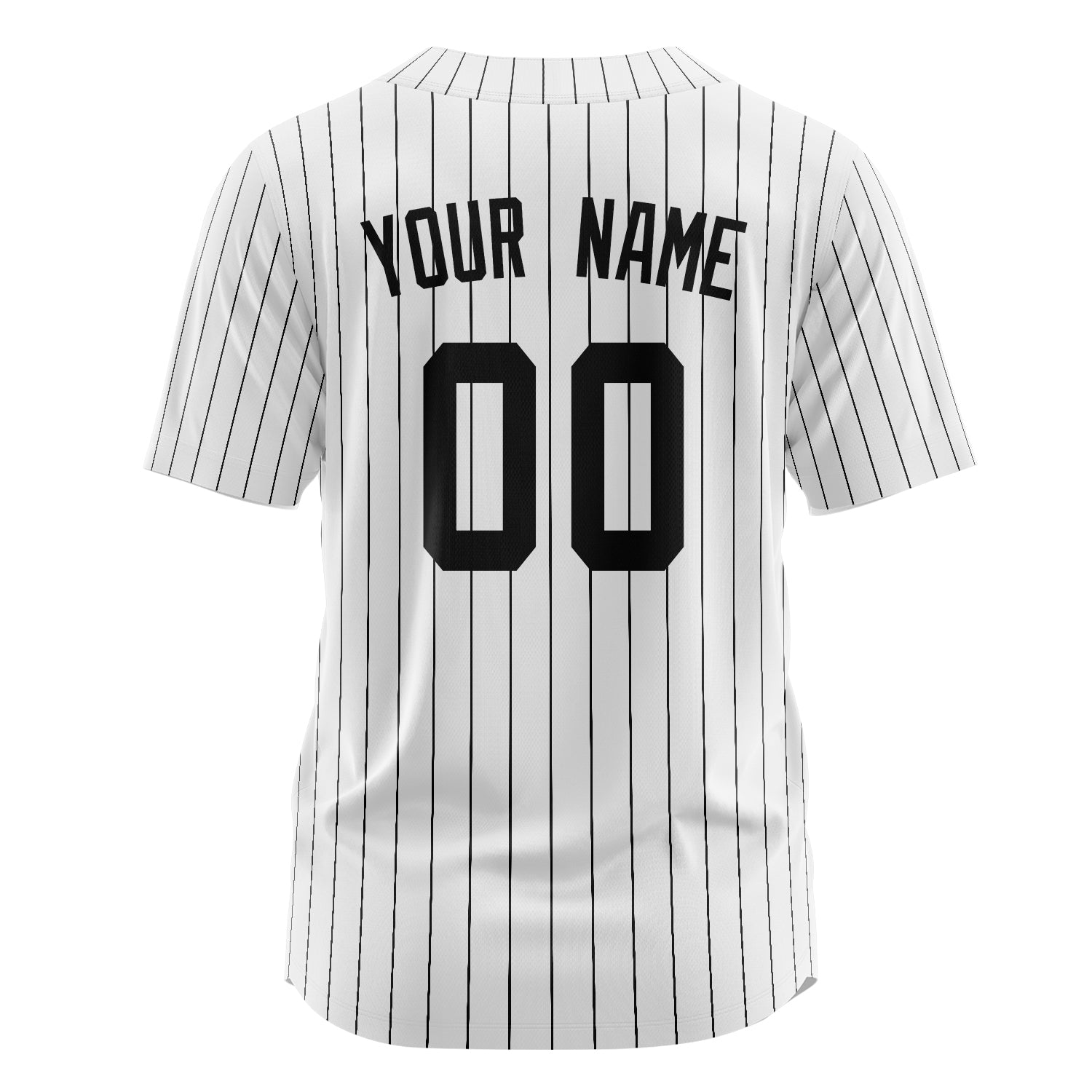 Benutzerdefiniertes Professionelles Weiß Schwarz Baseballtrikot