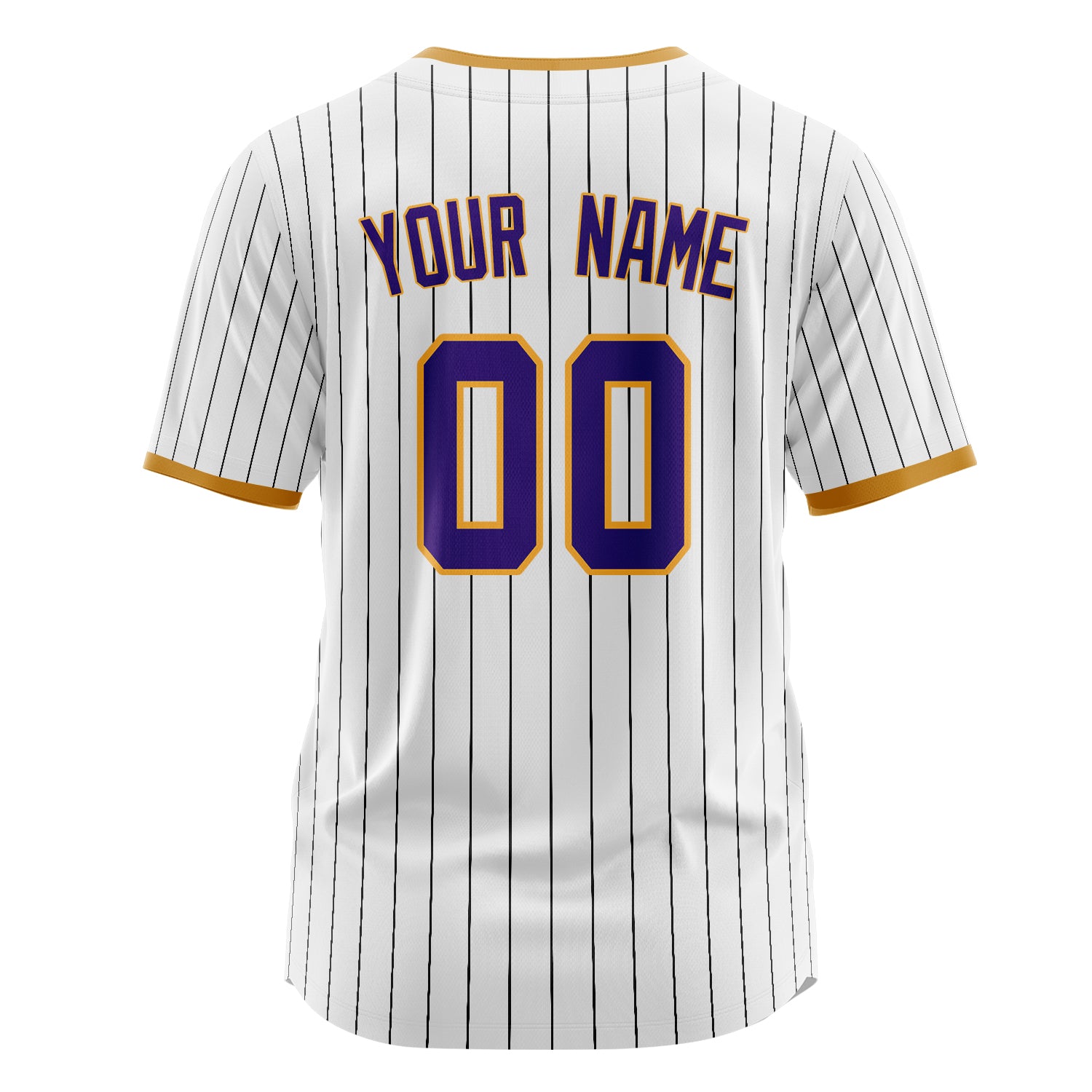 Benutzerdefiniertes Professionelles Weiß Lila Baseballtrikot