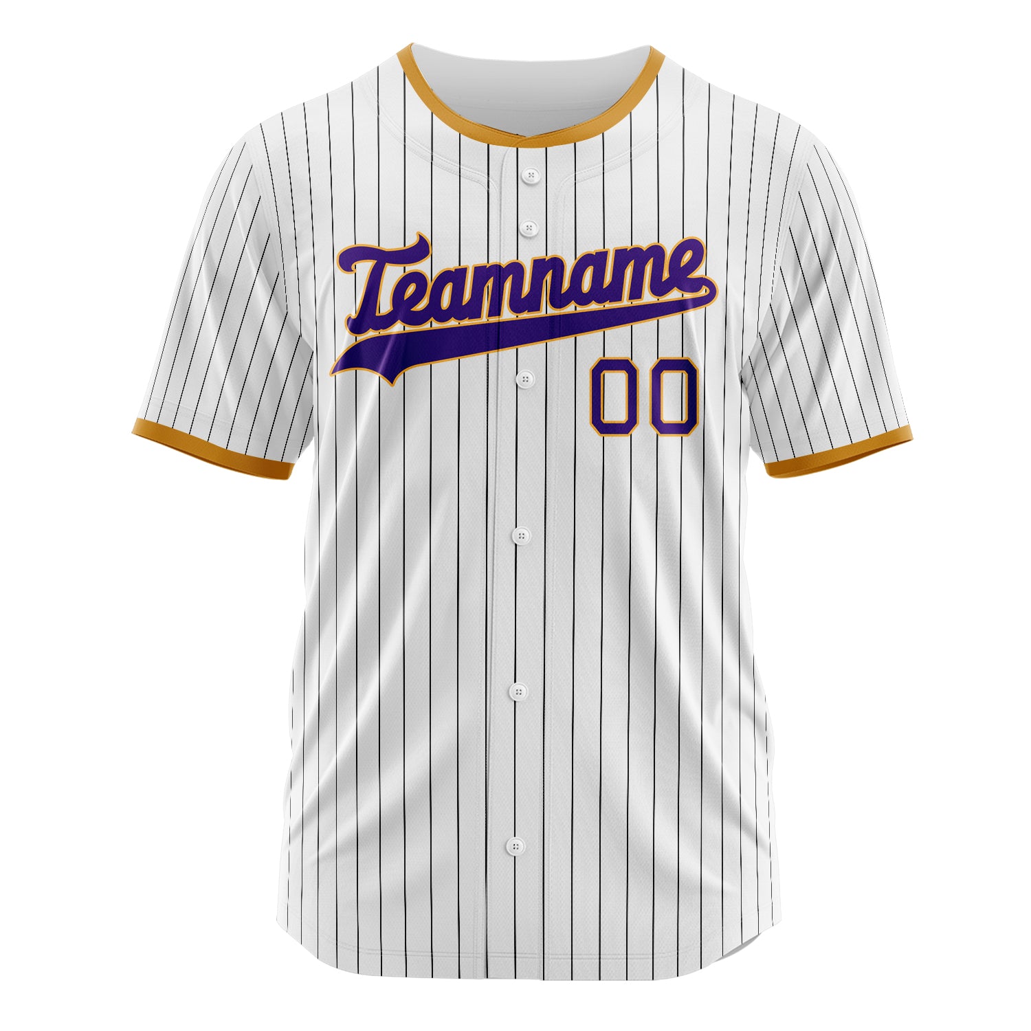 Custom Professional White Purple Baseball Jersey