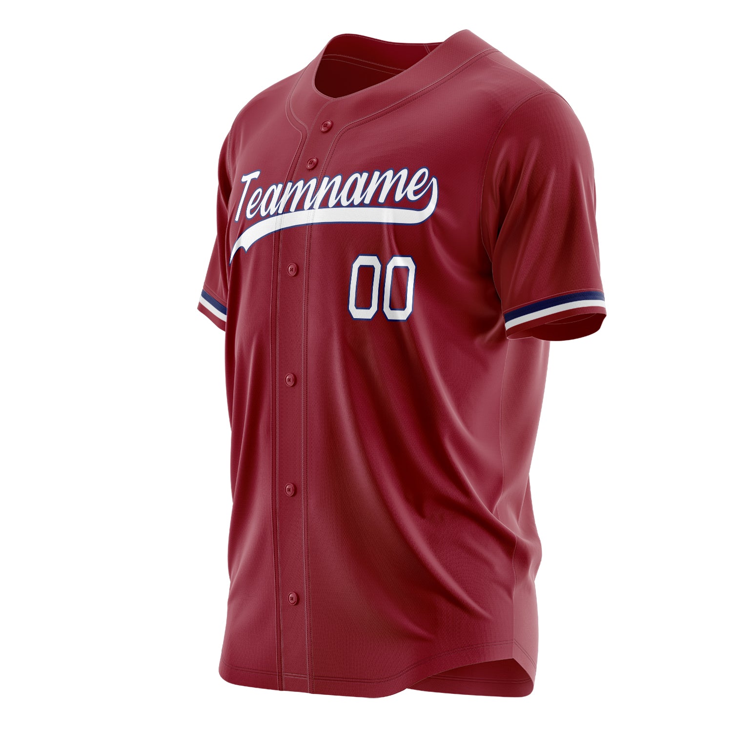 Benutzerdefiniertes Professionelles Kastanienbraun Weiß Baseballtrikot