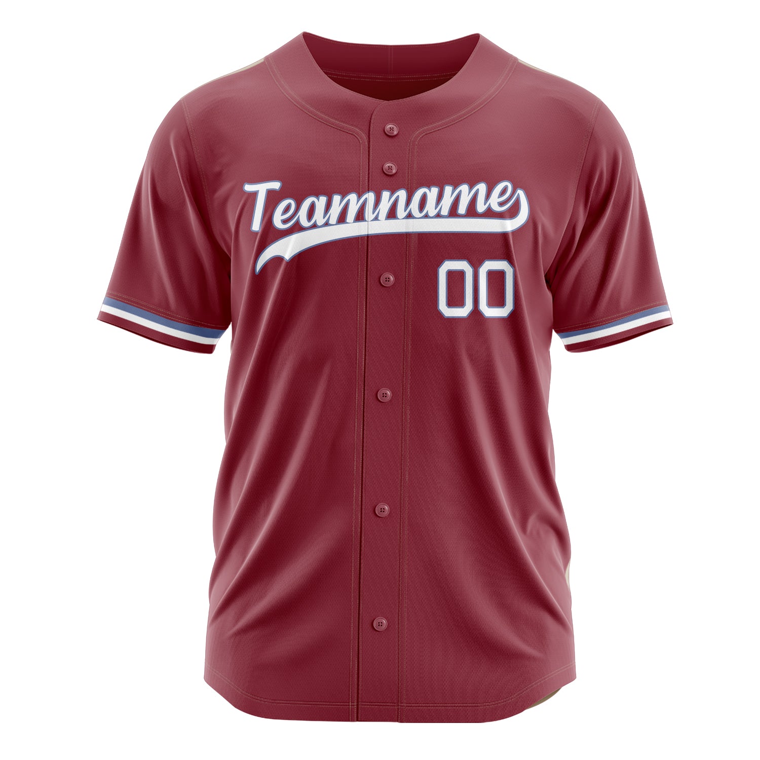 Custom Professional Maroon White Baseball Jersey