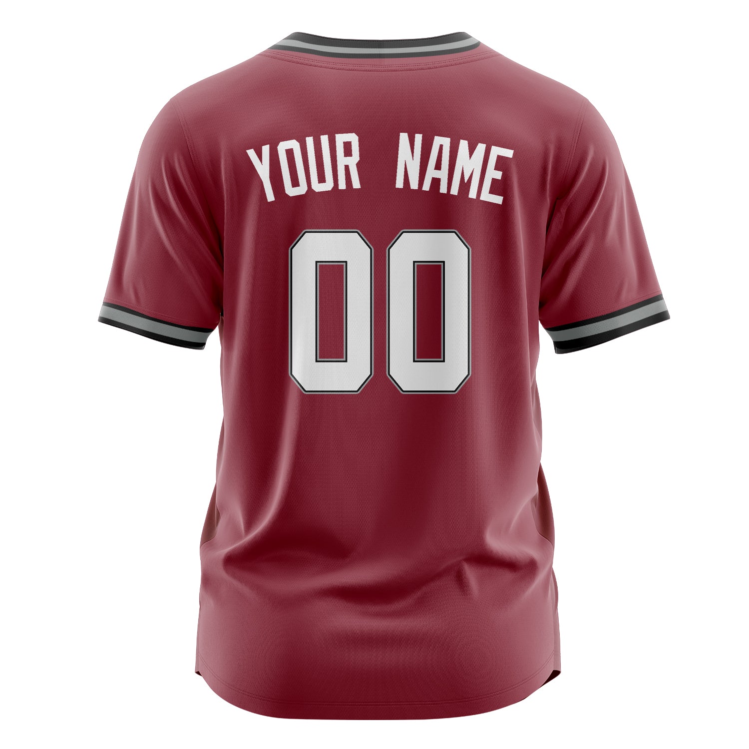 Custom Professional Maroon White Baseball Jersey