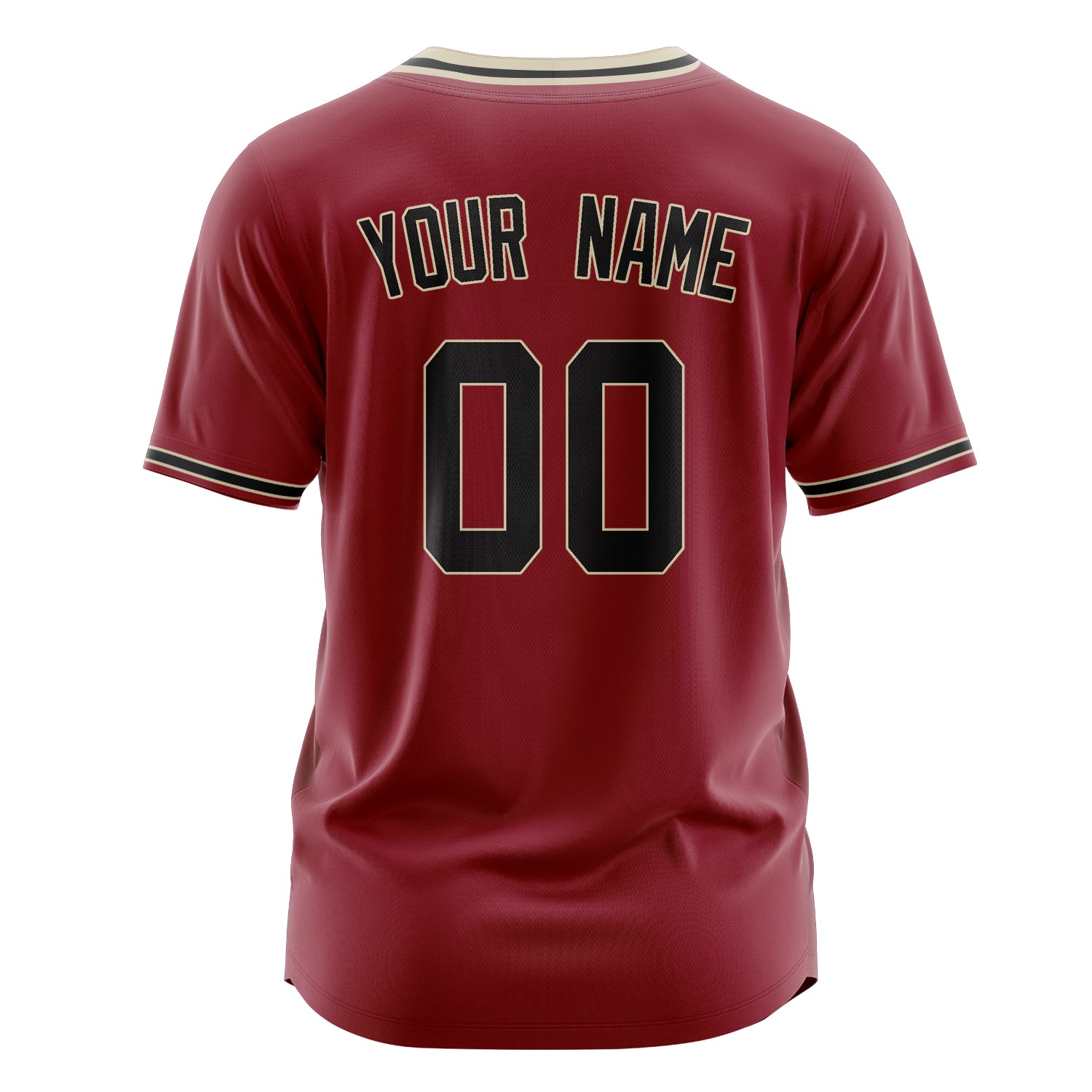 Custom Professional Maroon Black Baseball Jersey