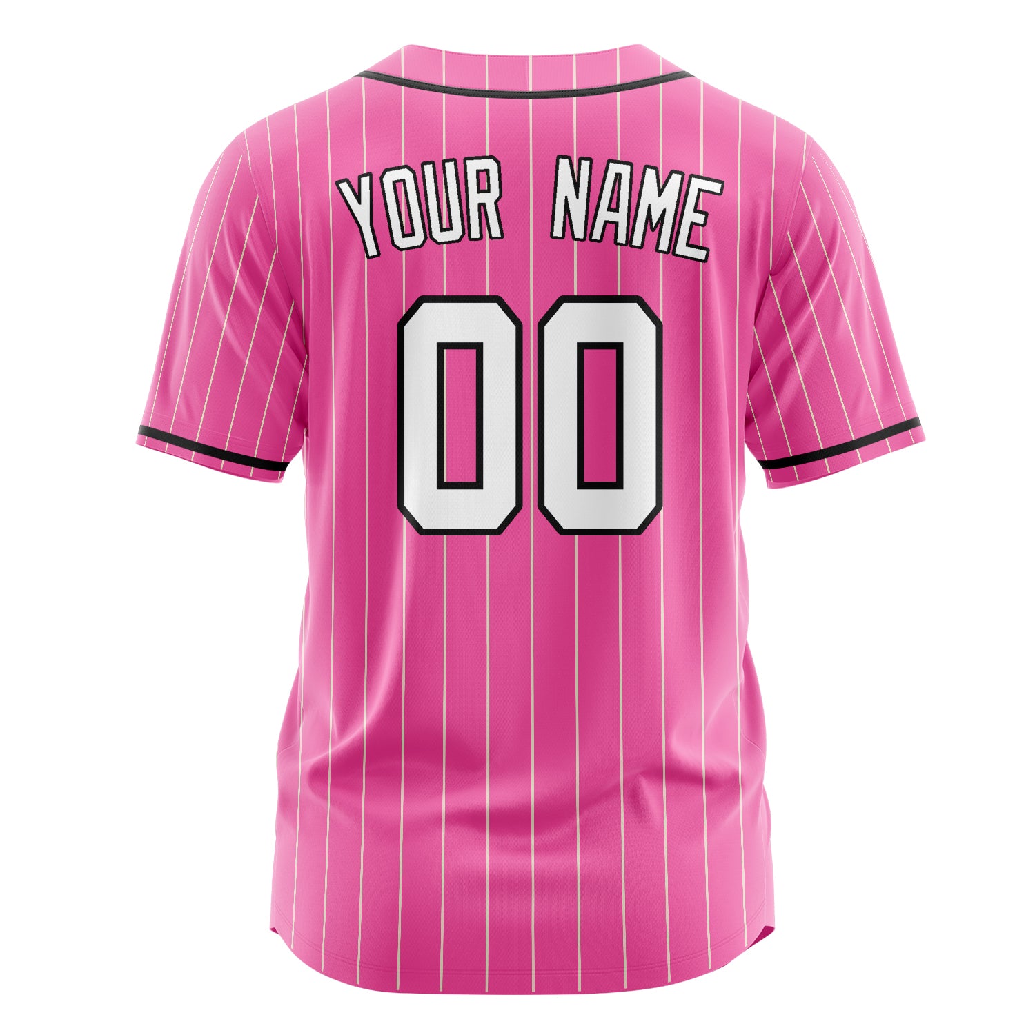 Benutzerdefiniertes Professionelles Rosa Weiß Baseballtrikot