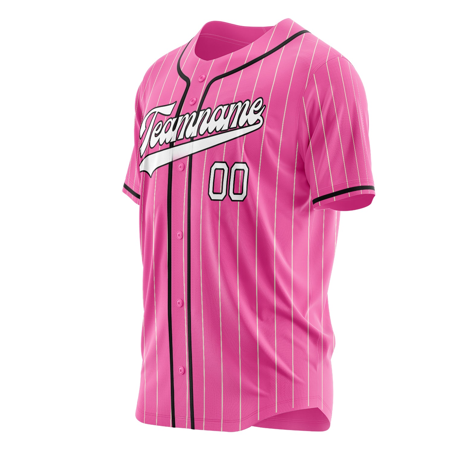 Benutzerdefiniertes Professionelles Rosa Schwarz Baseballtrikot