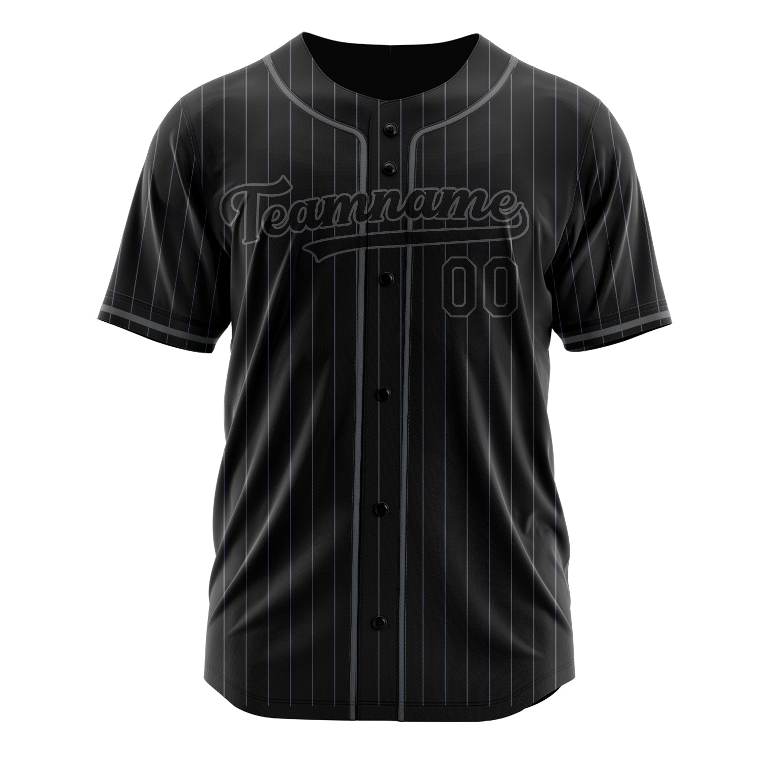 Custom Professional Black Grey Baseball Jersey