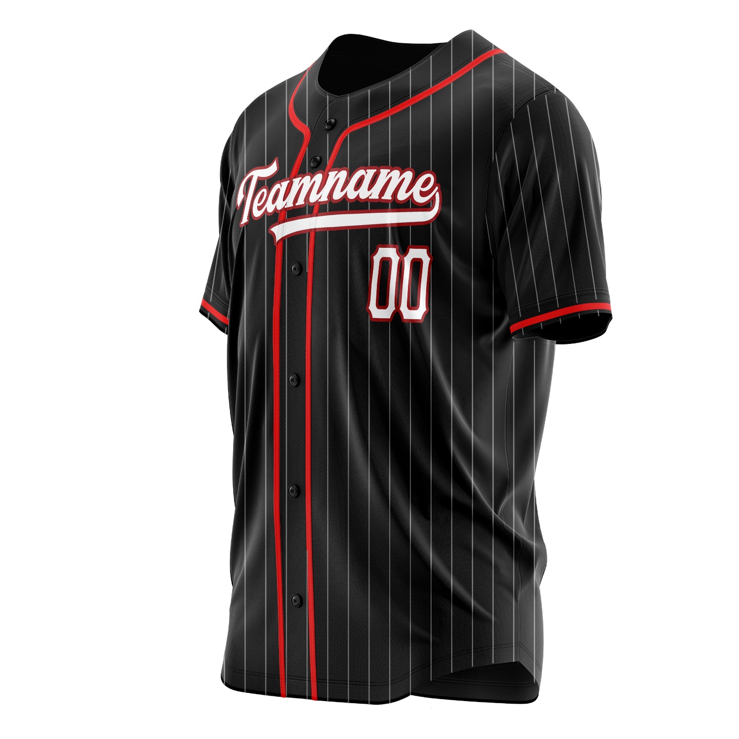 Benutzerdefiniertes Professionelles Schwarz Weiß Baseballtrikot