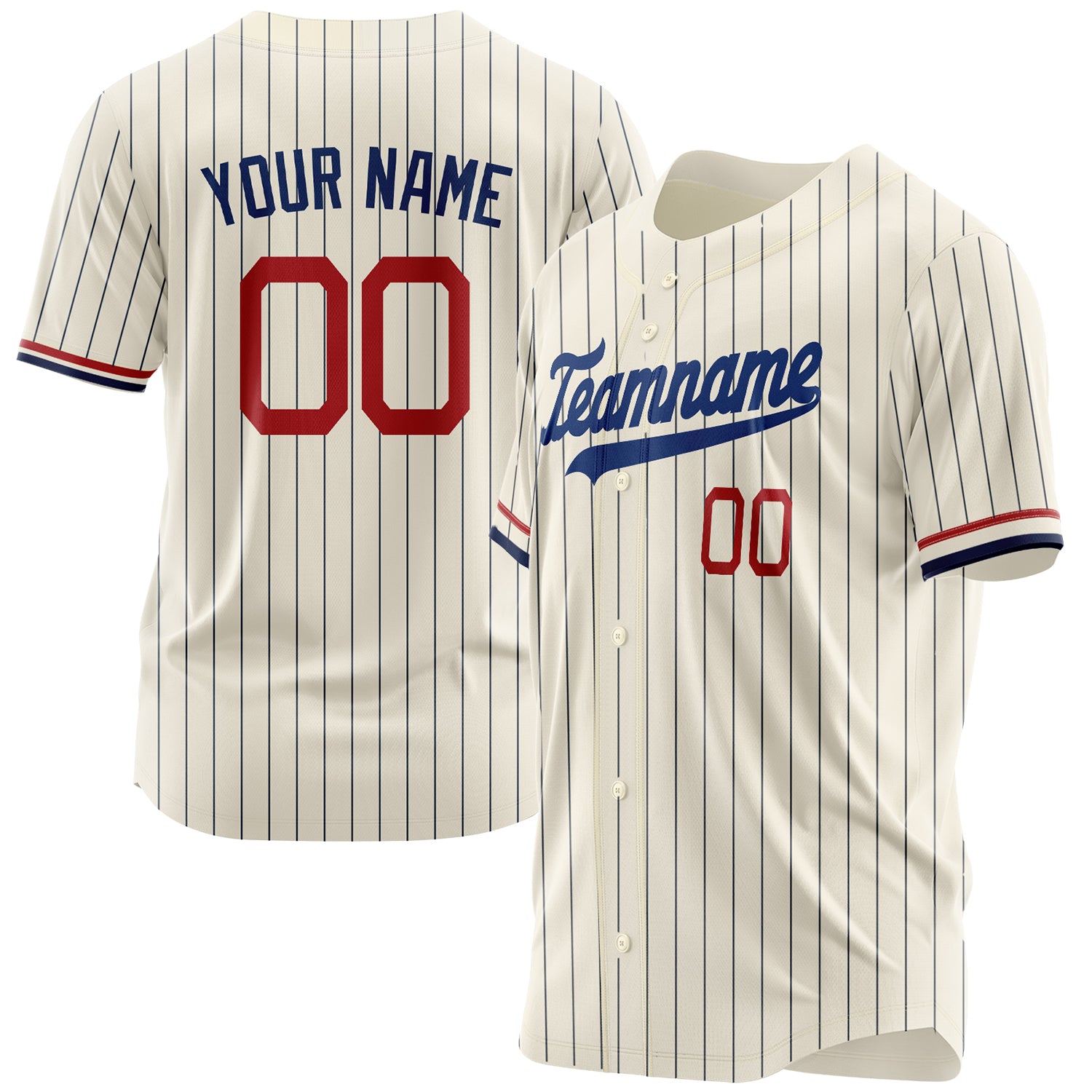 Benutzerdefiniertes Professionelles Creme Königsblau Baseballtrikot BB03240607YX056