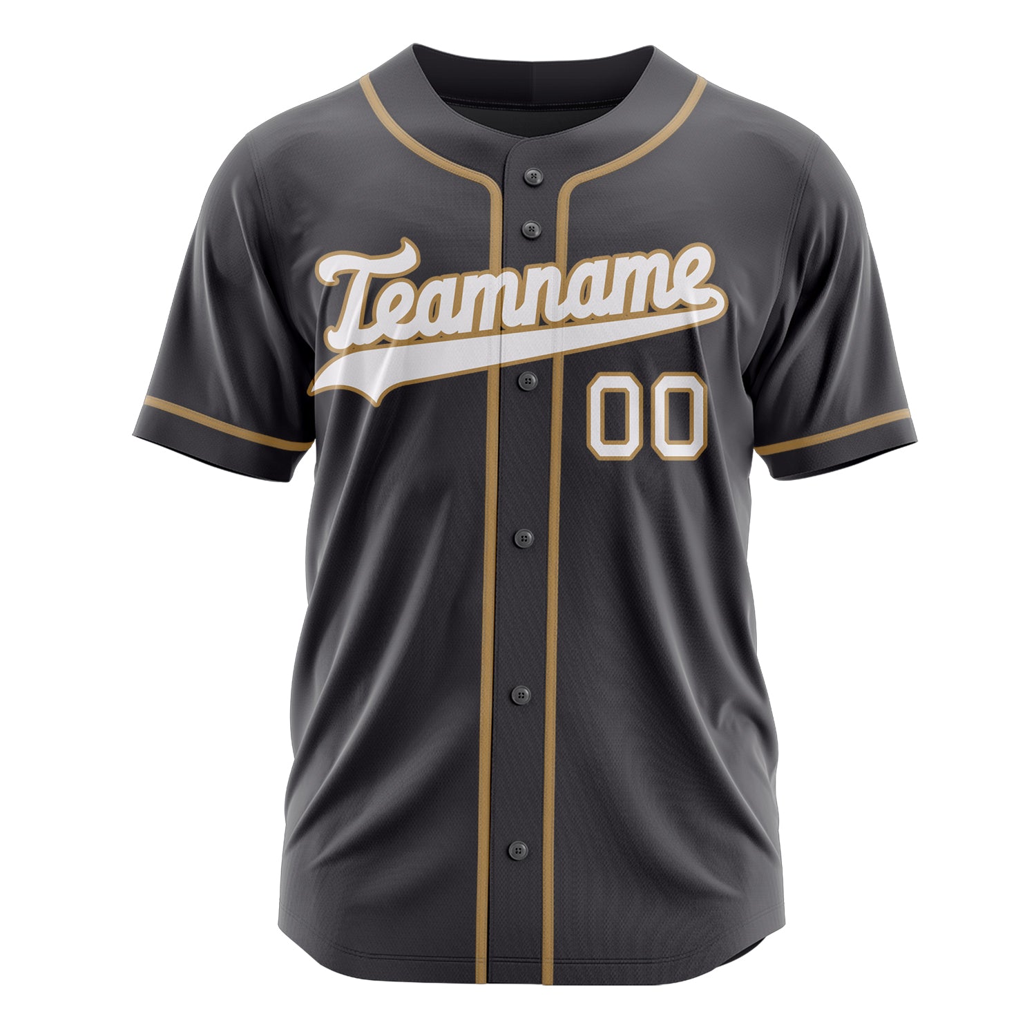 Benutzerdefiniertes Professionelles Stahlgrau Weiß Baseballtrikot