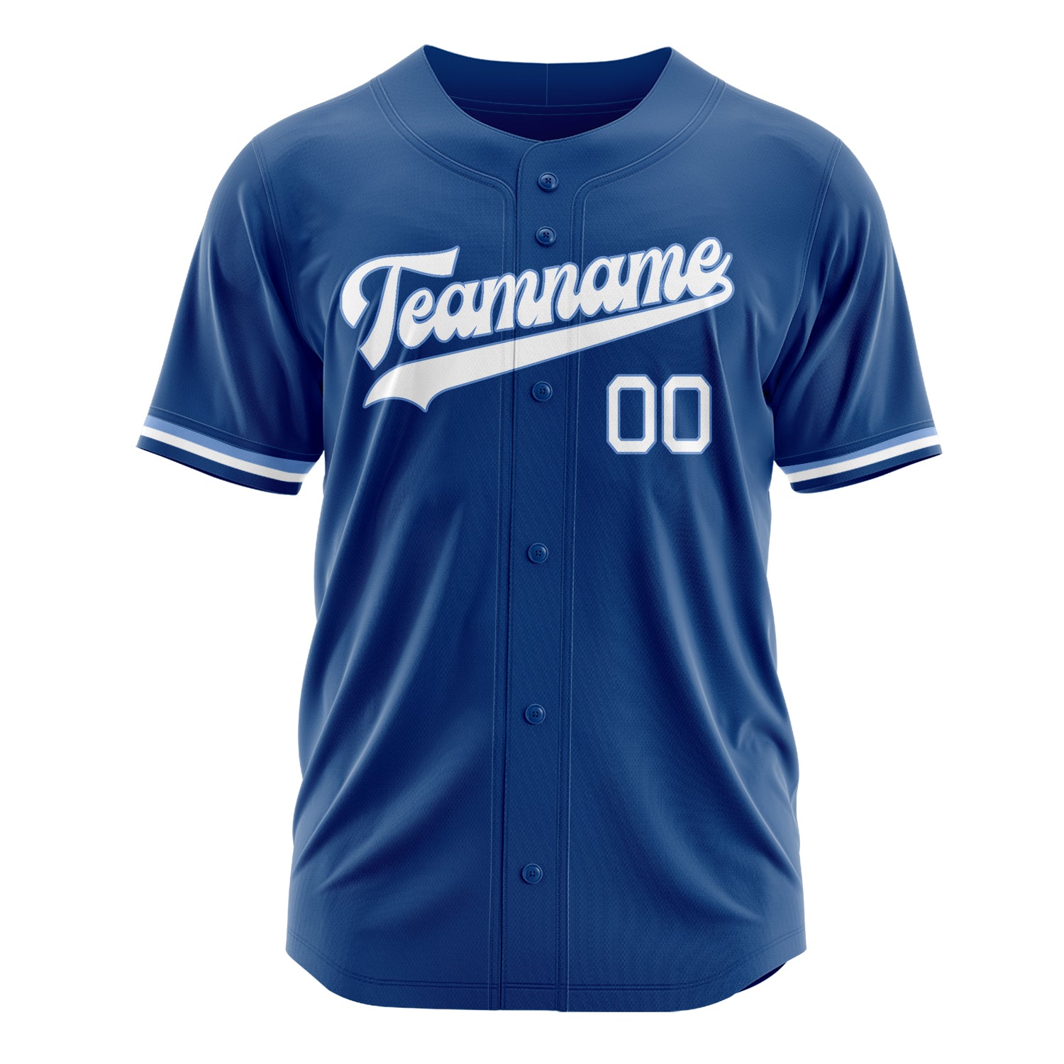Custom Professional Blue White Baseball Jersey