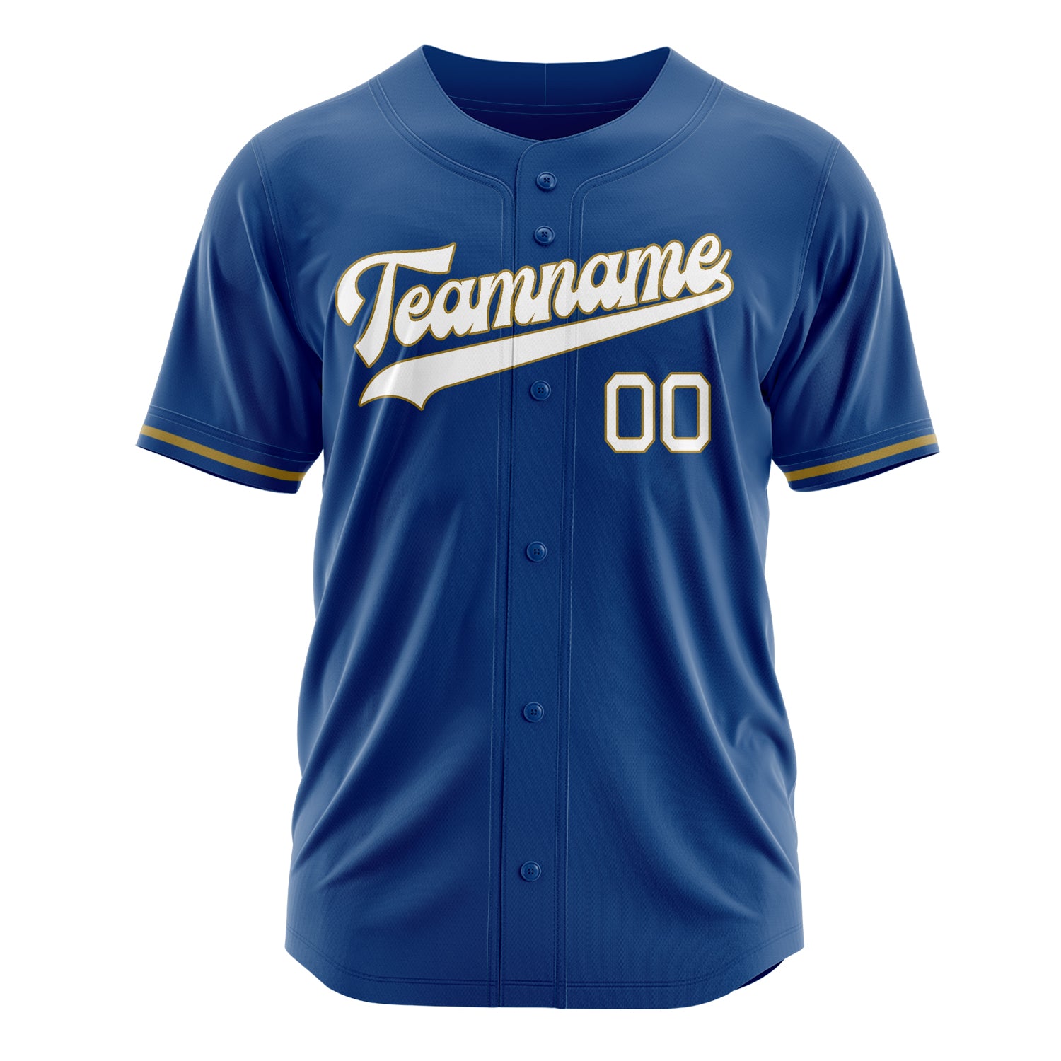 Custom Professional Blue White Baseball Jersey