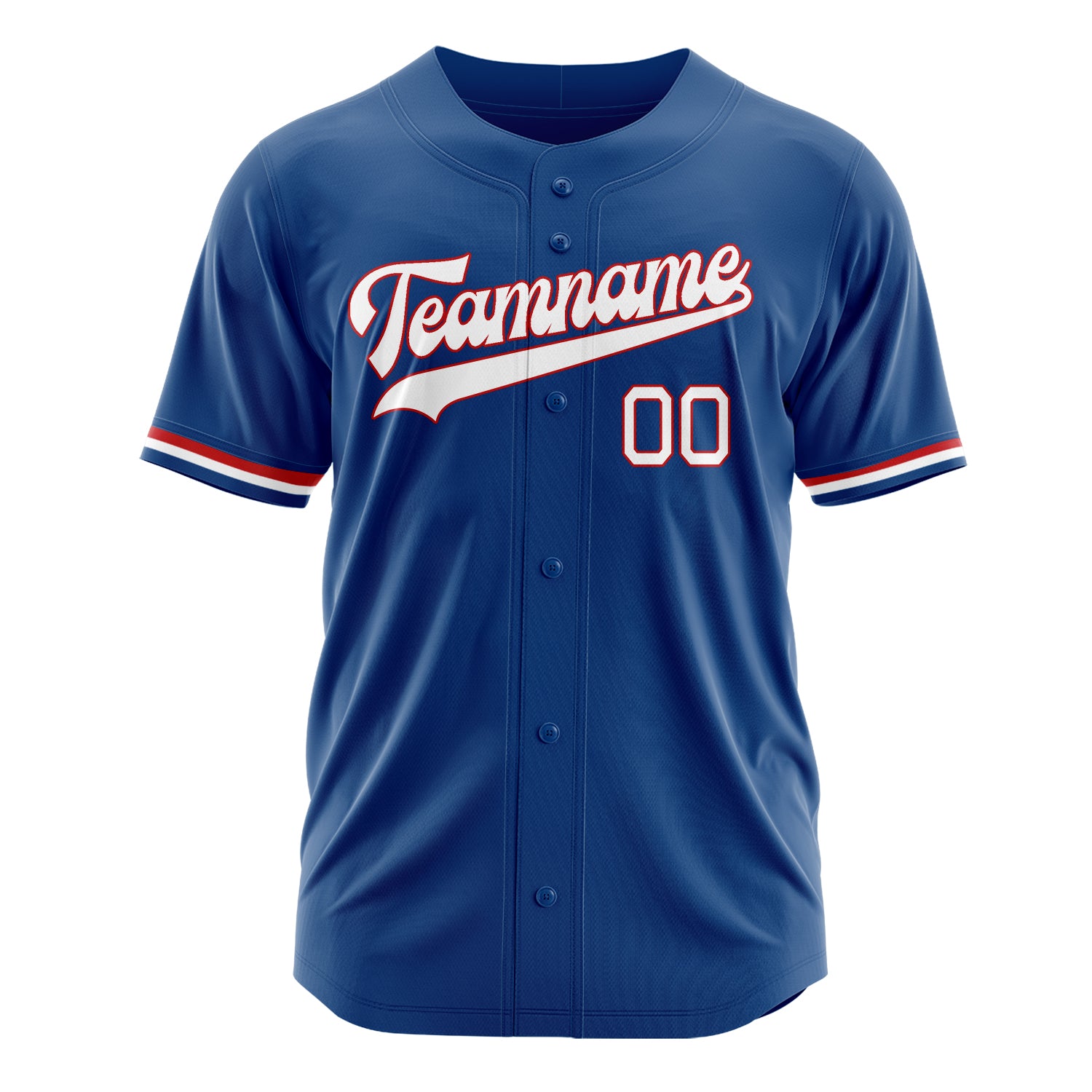 Custom Professional Blue White Baseball Jersey
