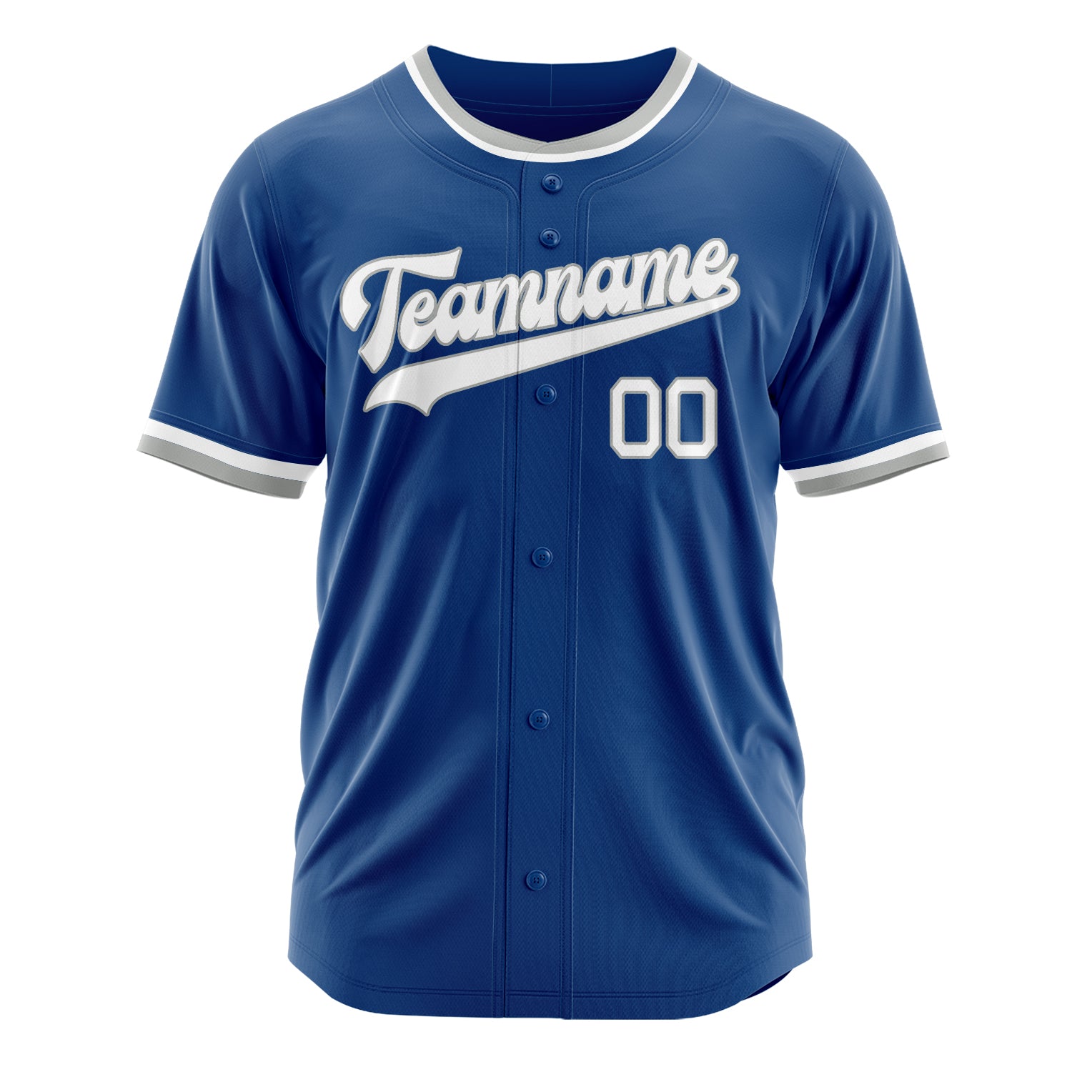 Custom Professional Blue White Baseball Jersey
