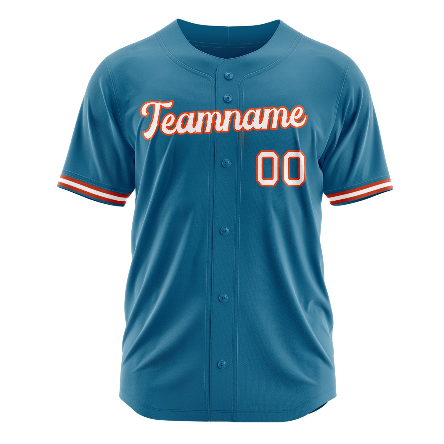 Benutzerdefiniertes Professionelles Pantherblau Weiß Baseballtrikot