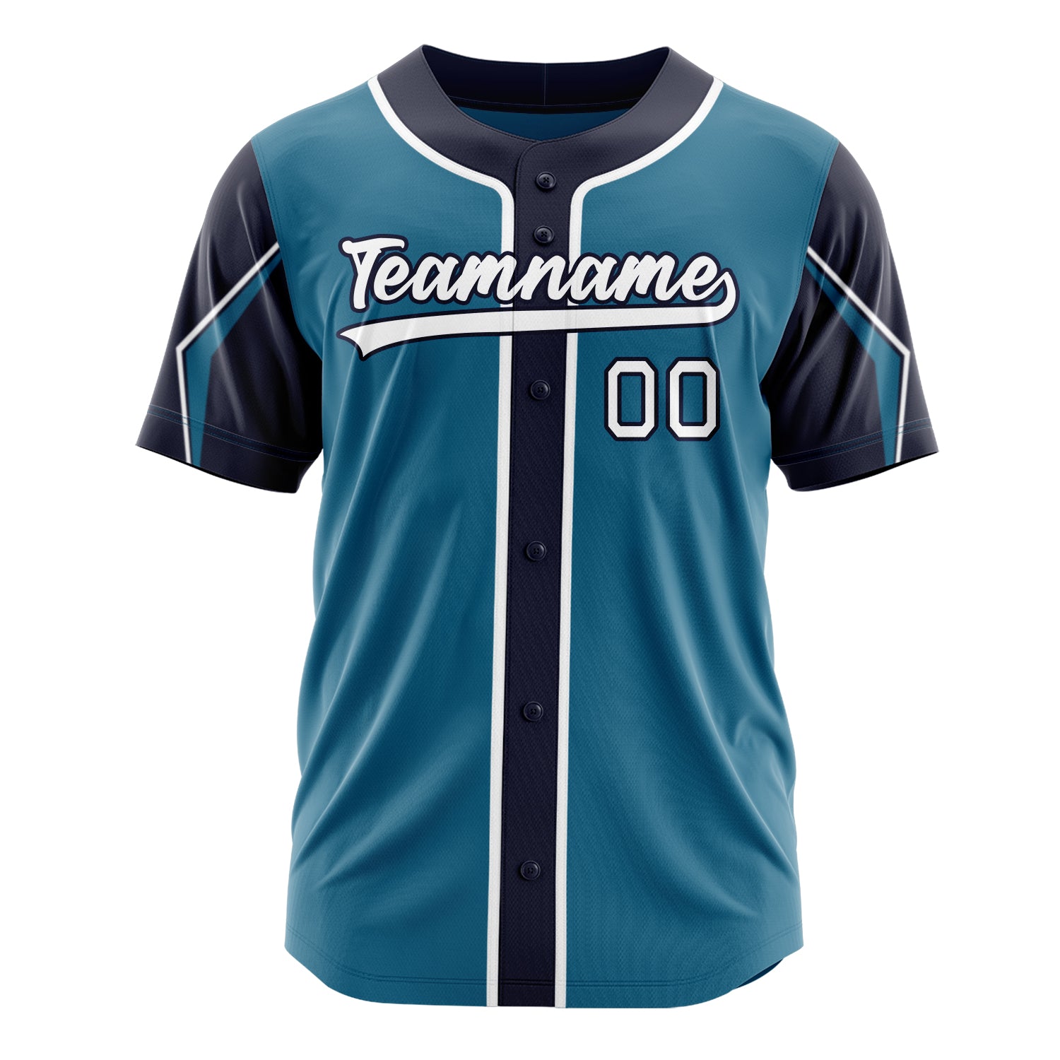 Custom Professional Panther Blue Navy Blue Baseball Jersey