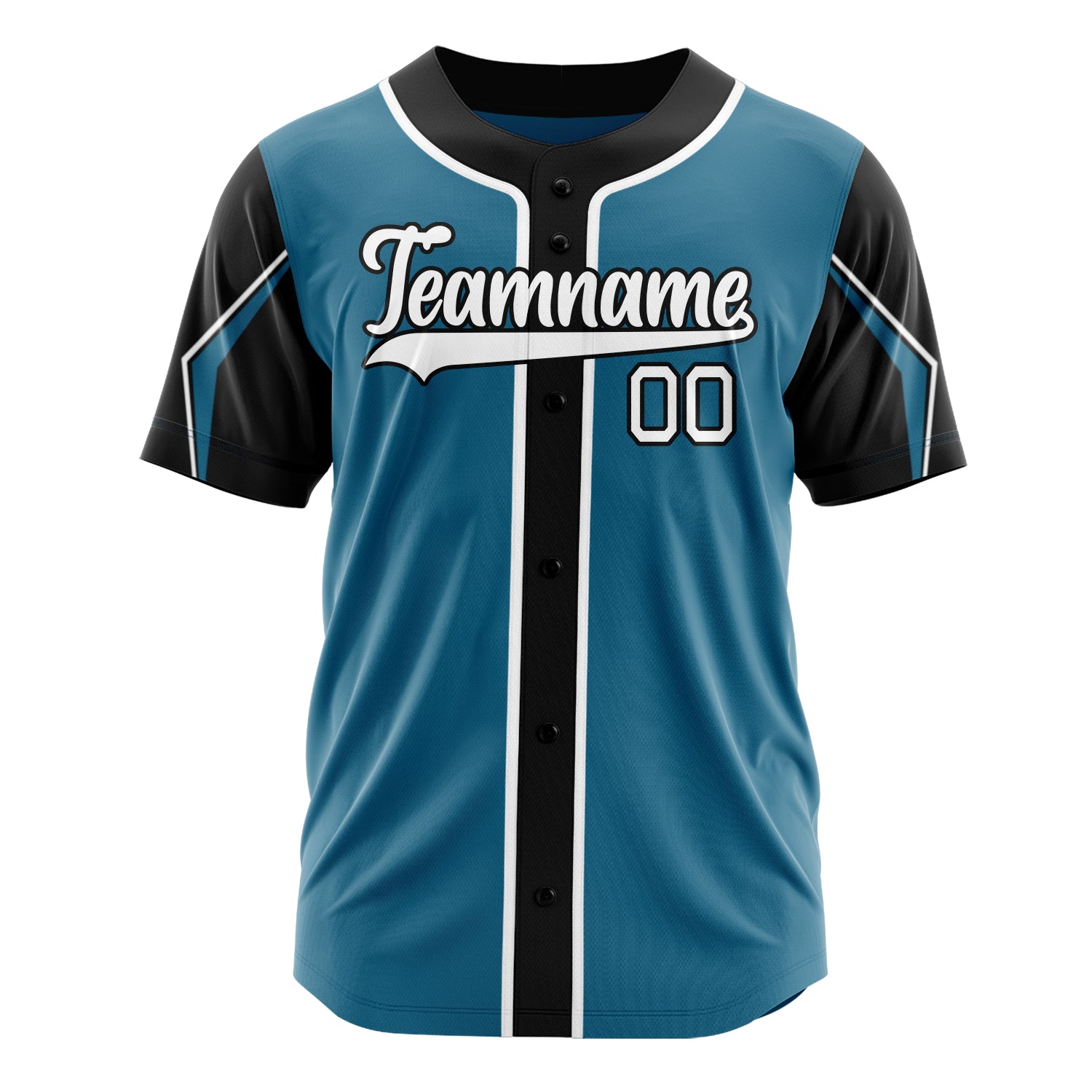 Custom Professional Panther Blue White Baseball Jersey