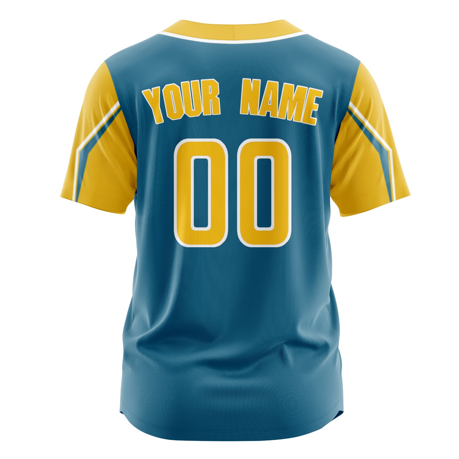 Custom Professional Panther Blue Yellow Baseball Jersey