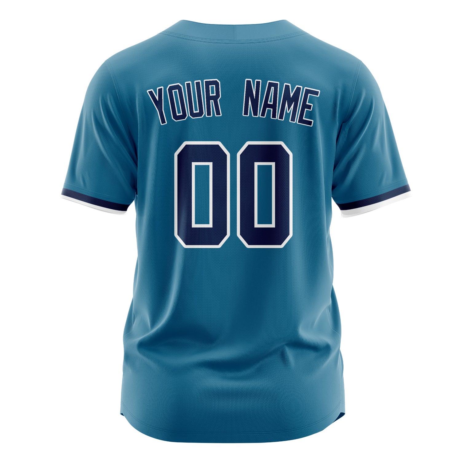 Custom Professional Panther Blue Navy Blue Baseball Jersey