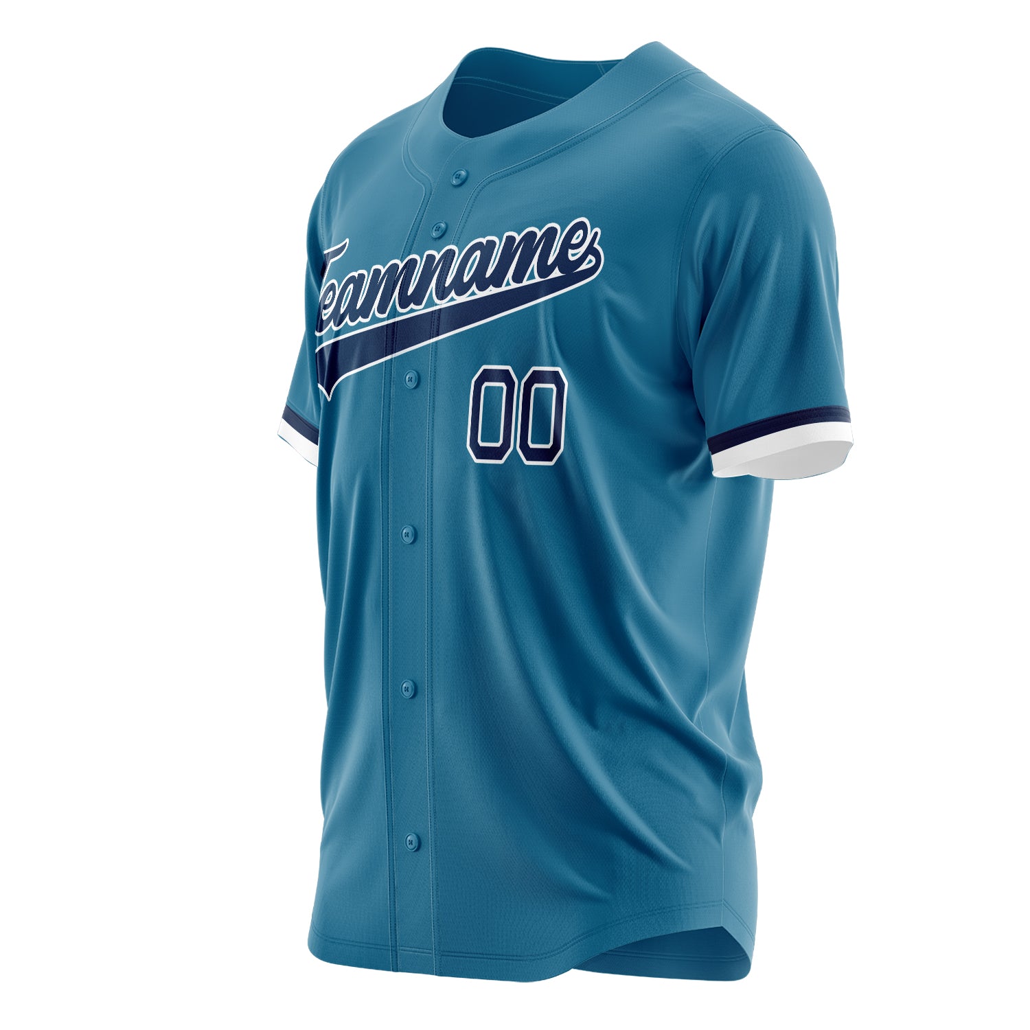 Custom Professional Panther Blue Navy Blue Baseball Jersey