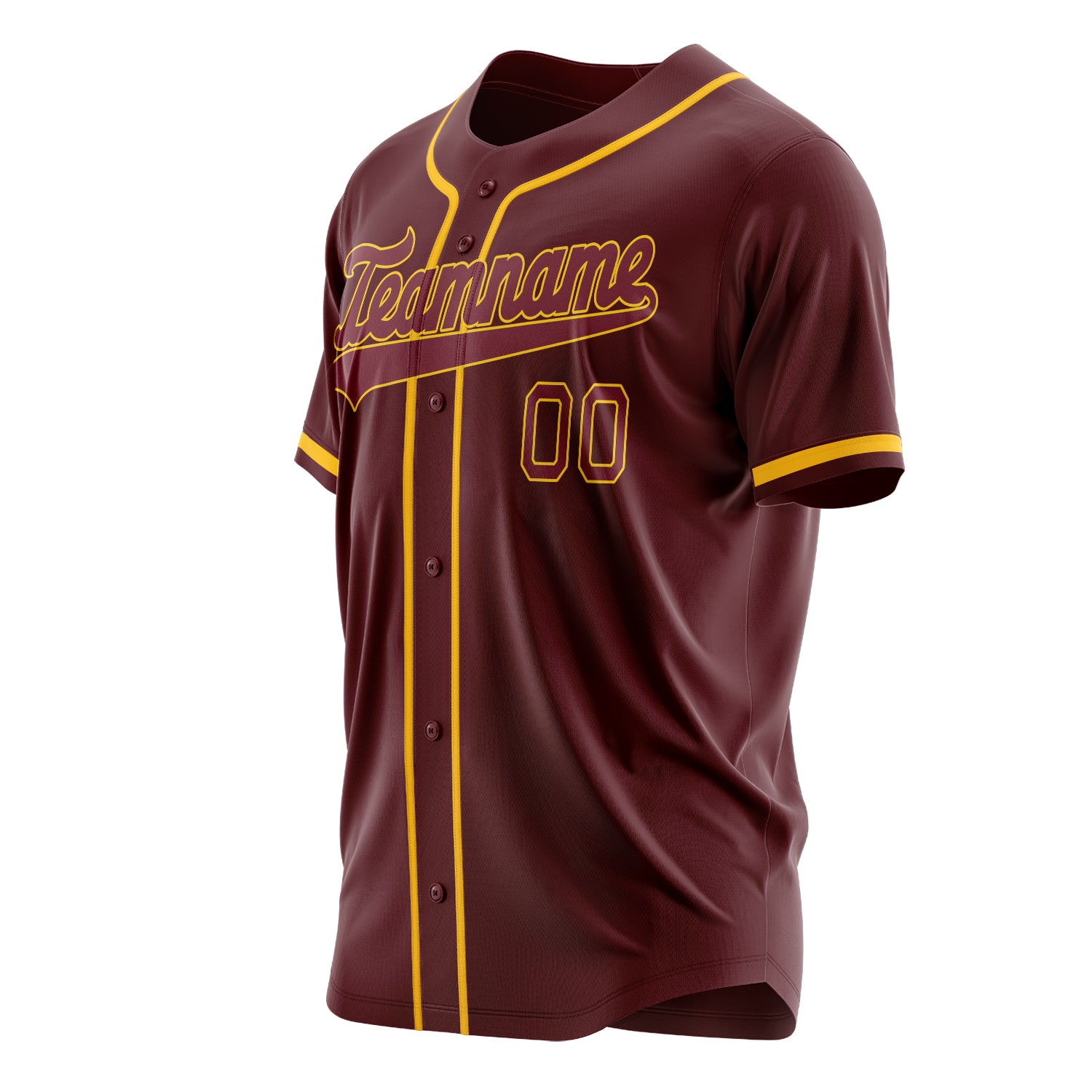 Benutzerdefiniertes Professionelles Burgund Rot Baseballtrikot