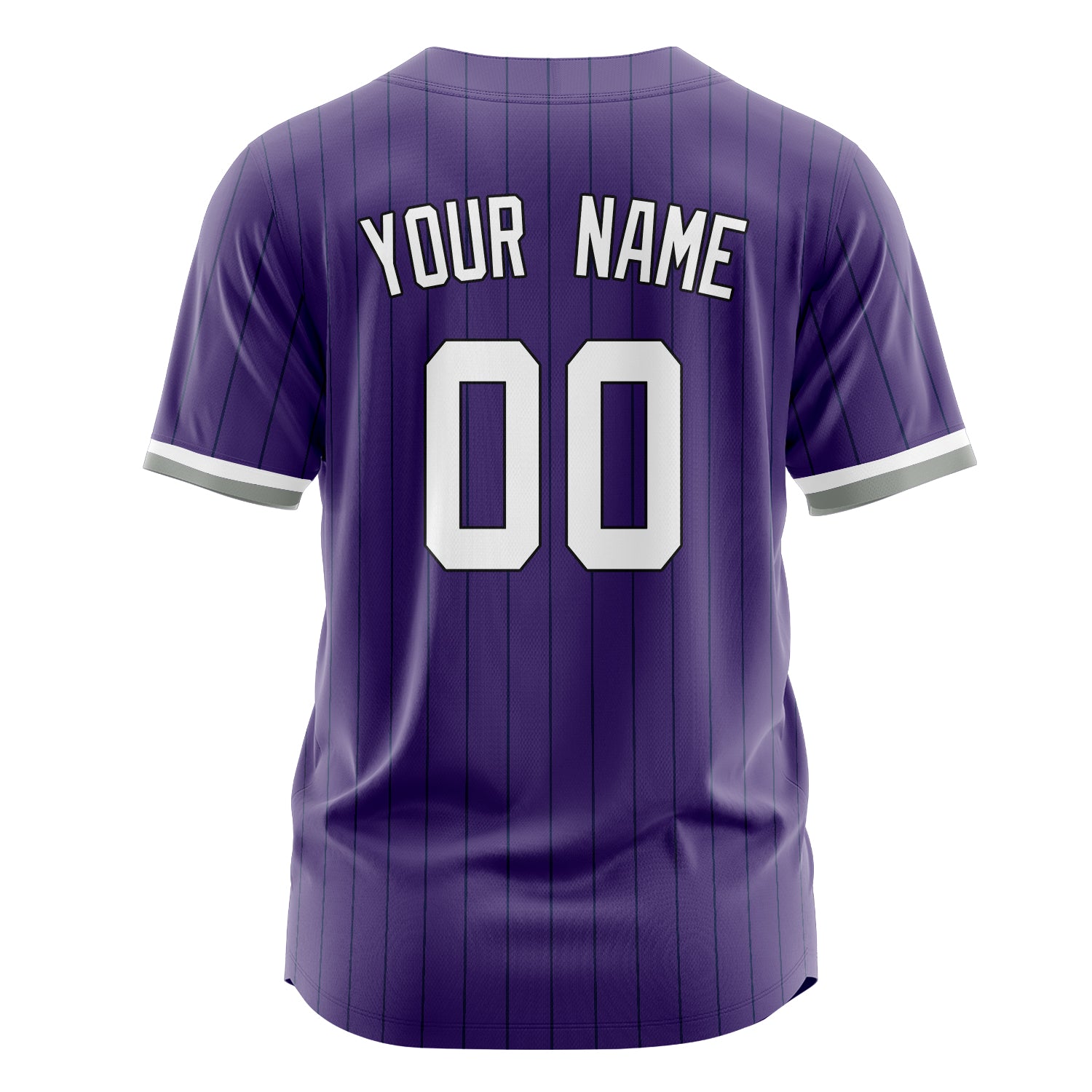 Custom Professional Purple White Baseball Jersey