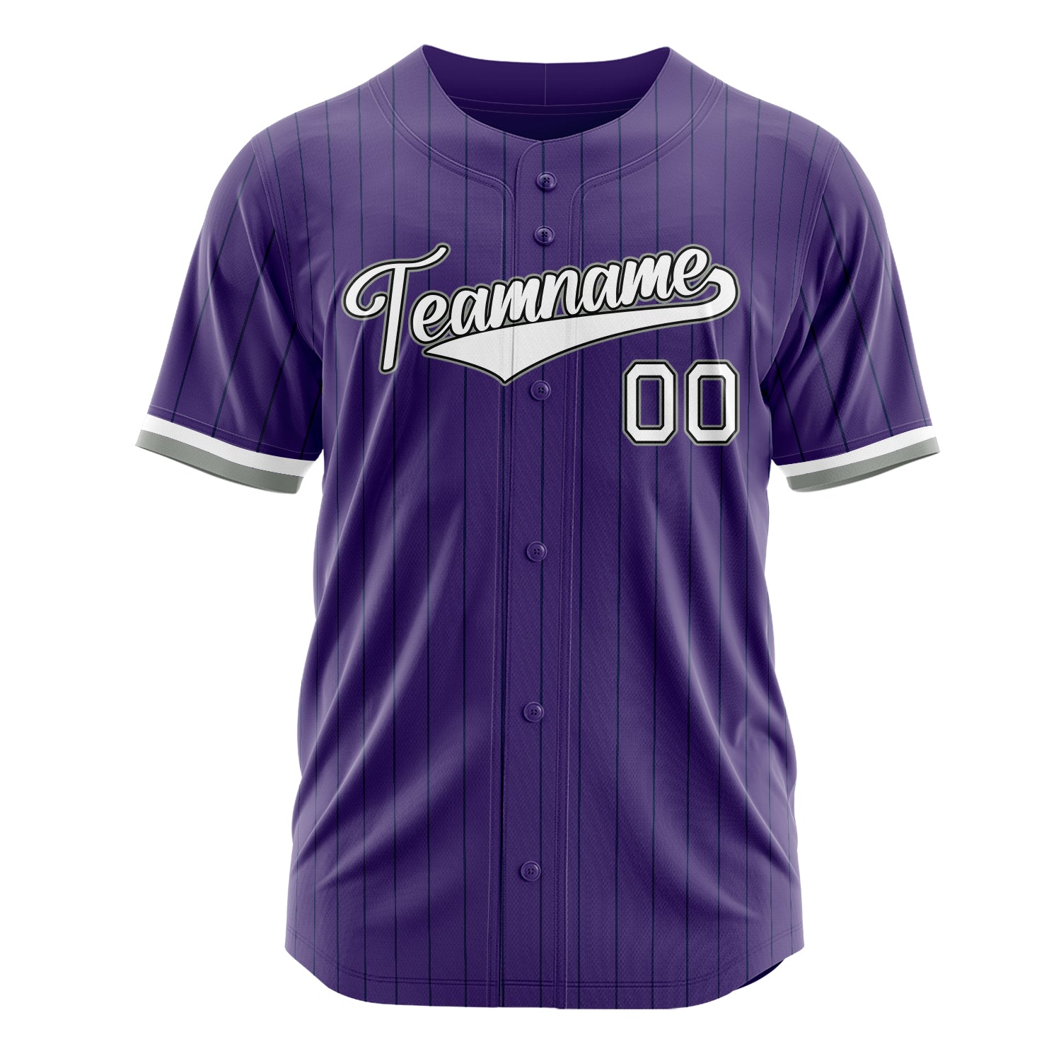 Custom Professional Purple White Baseball Jersey