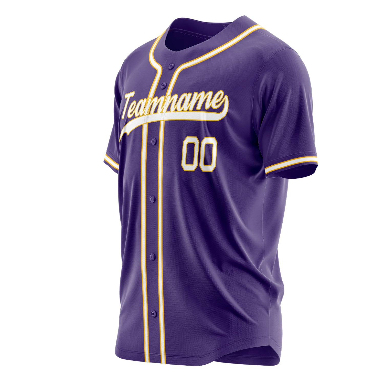 Custom Professional Purple White Baseball Jersey