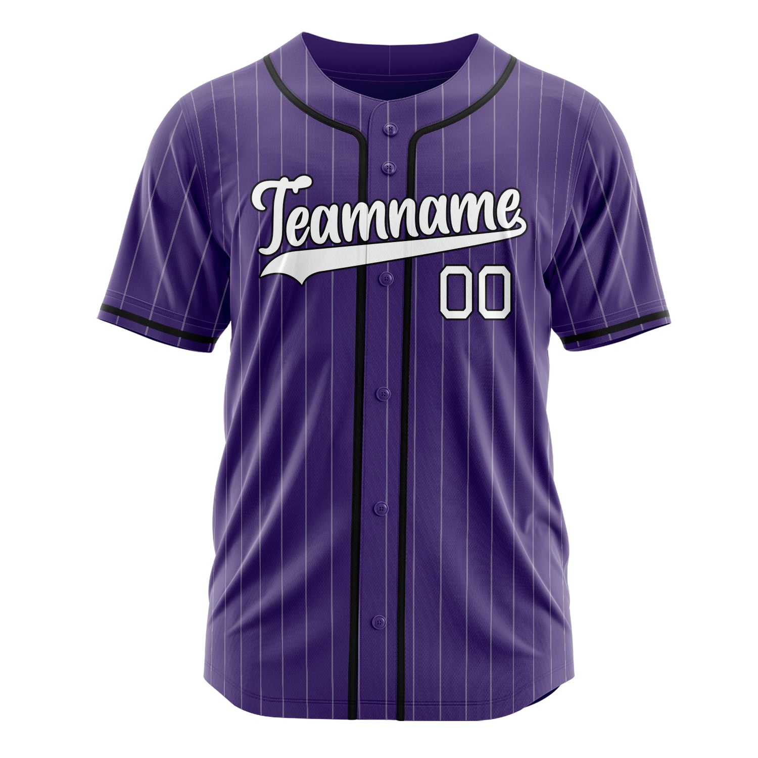 Custom Professional Purple White Baseball Jersey