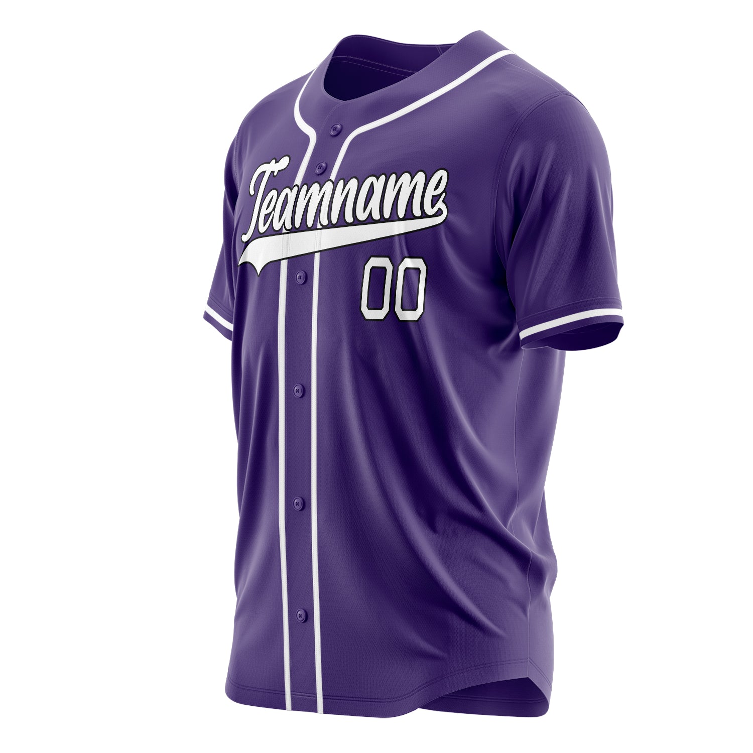 Custom Professional Purple White Baseball Jersey