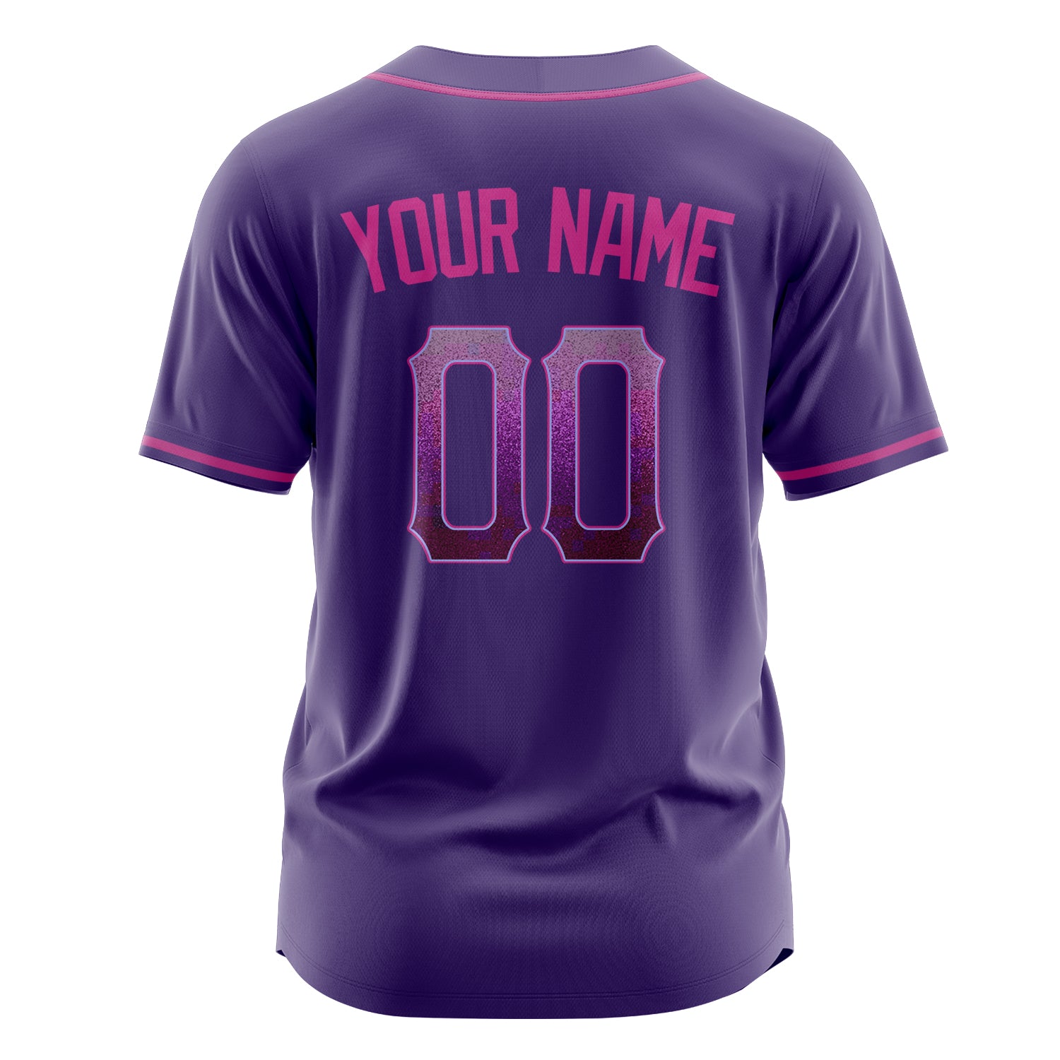 Custom Professional Purple Pink Baseball Jersey