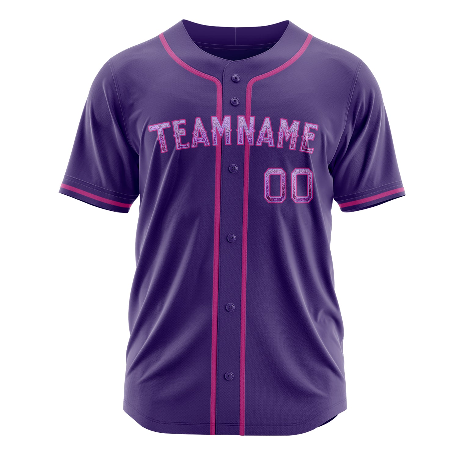 Custom Professional Purple Pink Baseball Jersey