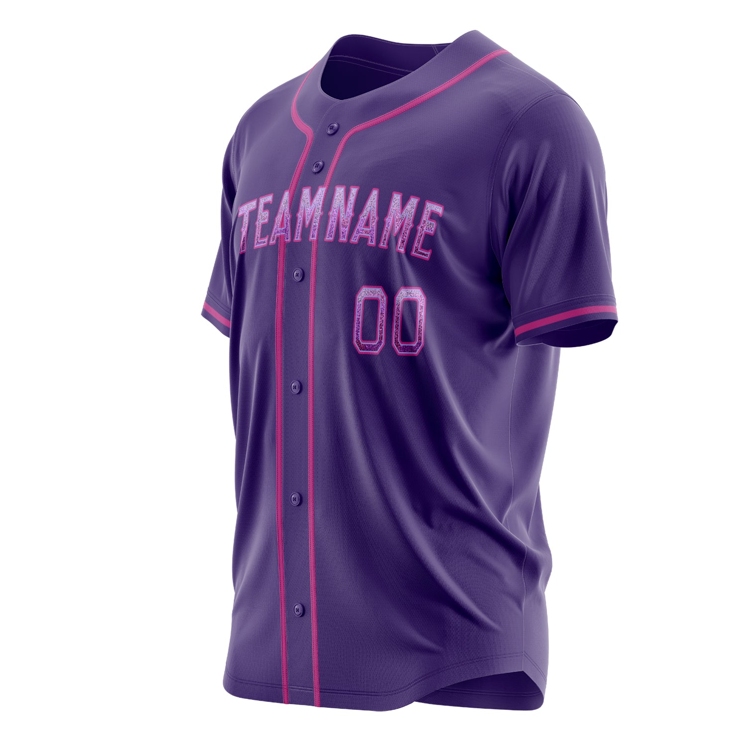 Custom Professional Purple Pink Baseball Jersey